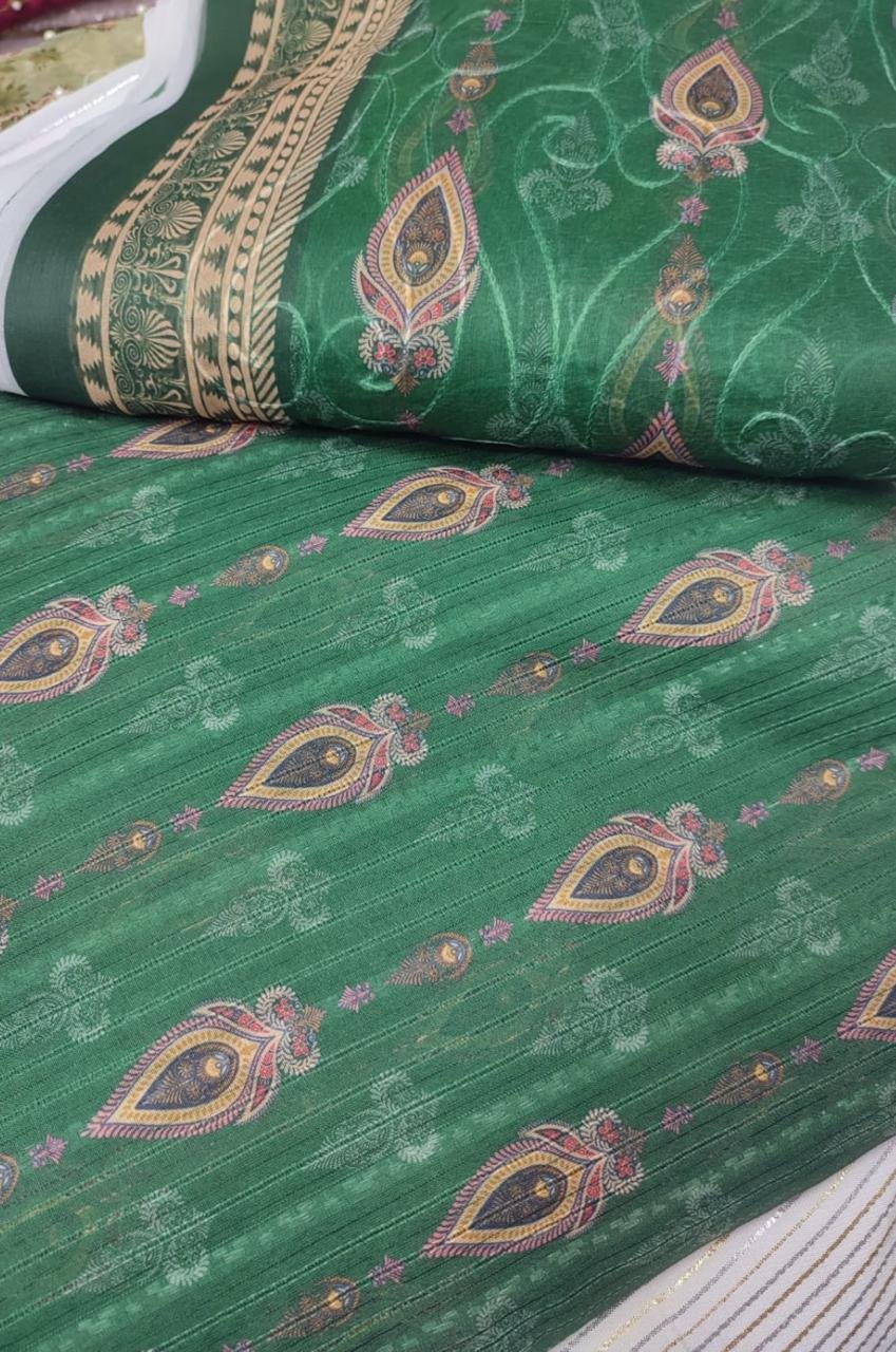 Doria Lawn Chiffon Dupatta 3 Pcs