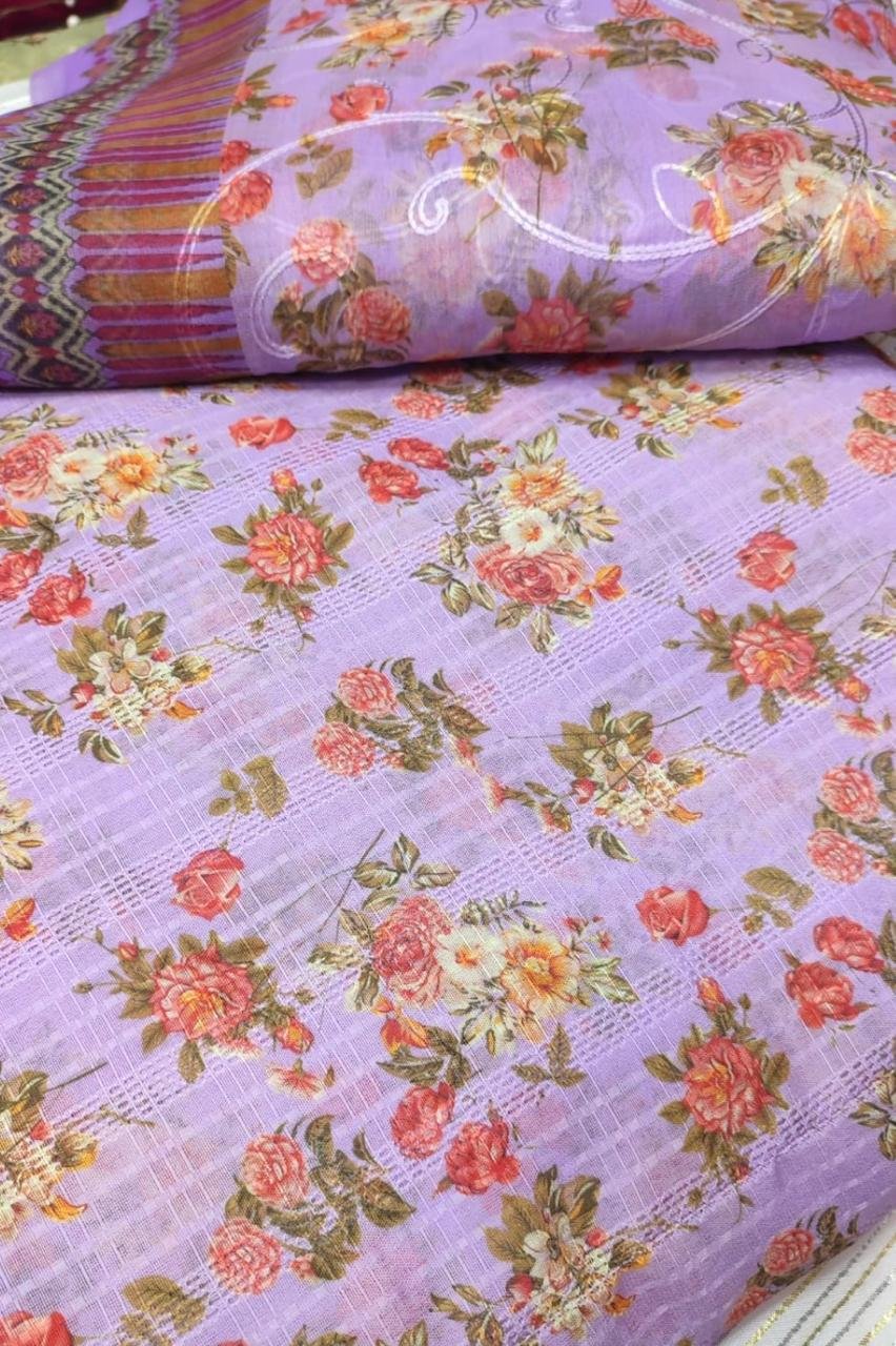 Doria Lawn Chiffon Dupatta 3 Pcs