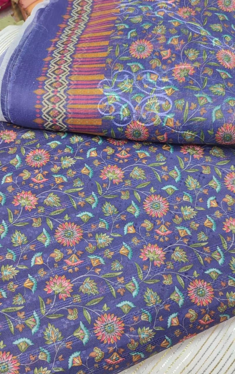 Doria Lawn Chiffon Dupatta 3 Pcs