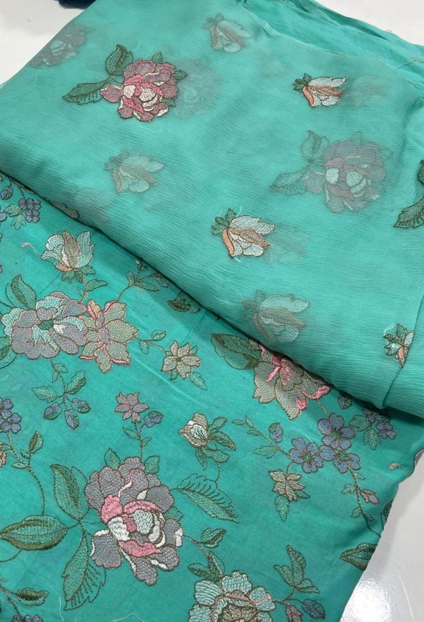 BAREEZE LAWN EMBROIDERED 3 PCS