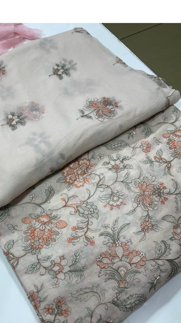 BAREEZE LAWN EMBROIDERED 3 PCS