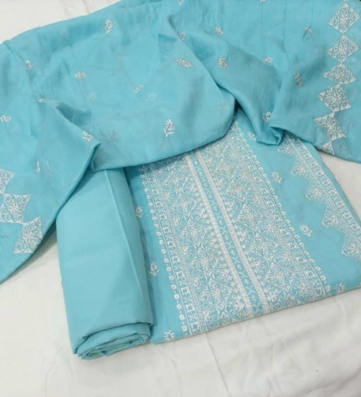 LAWN 3 PCS EMBROIDERED SUIT