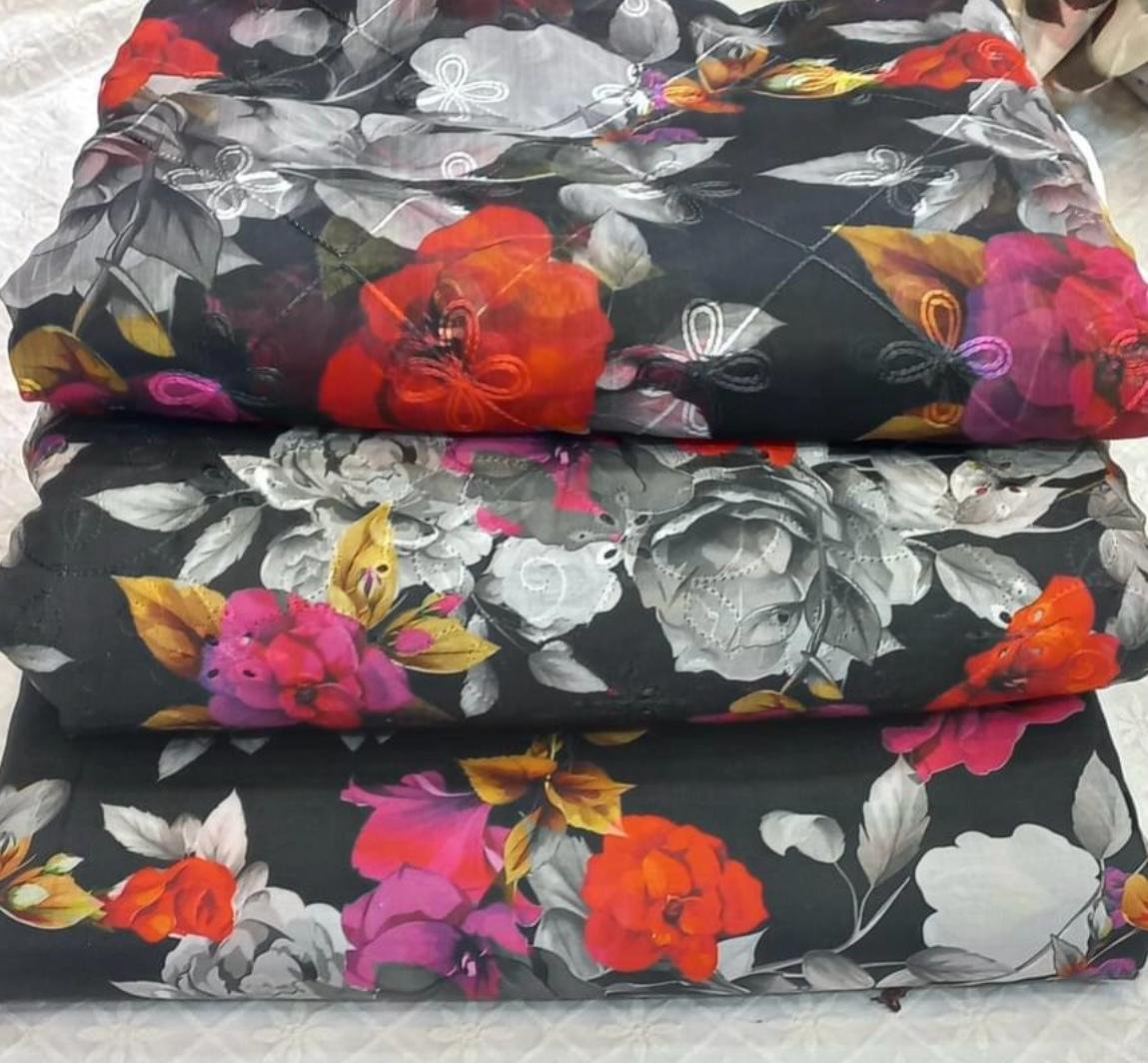 SWISS LAWN CHICKENKARI 3 PCS