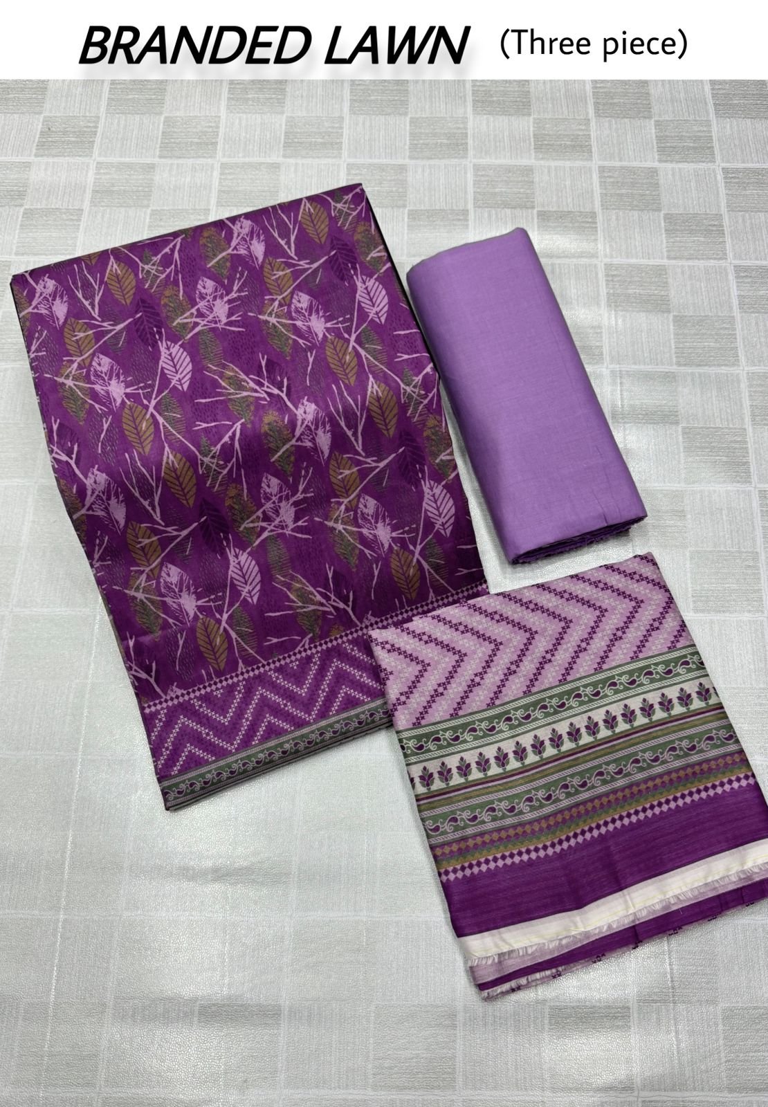 ORIGNAL BRANDED LAWN 3PIECE