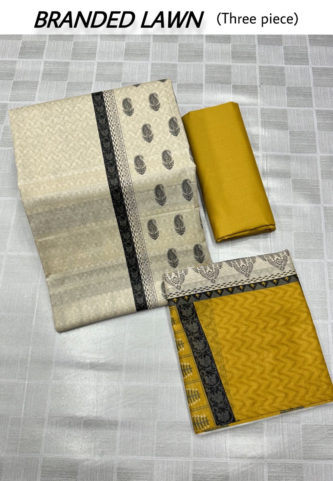 ORIGNAL BRANDED LAWN 3PIECE