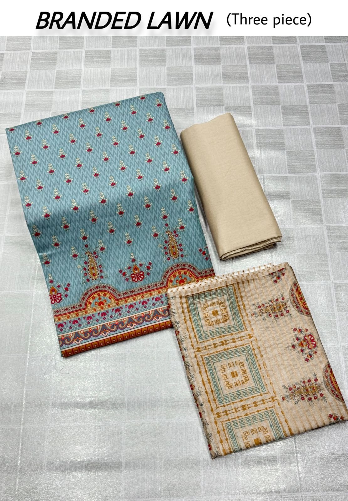 ORIGNAL BRANDED LAWN 3PIECE