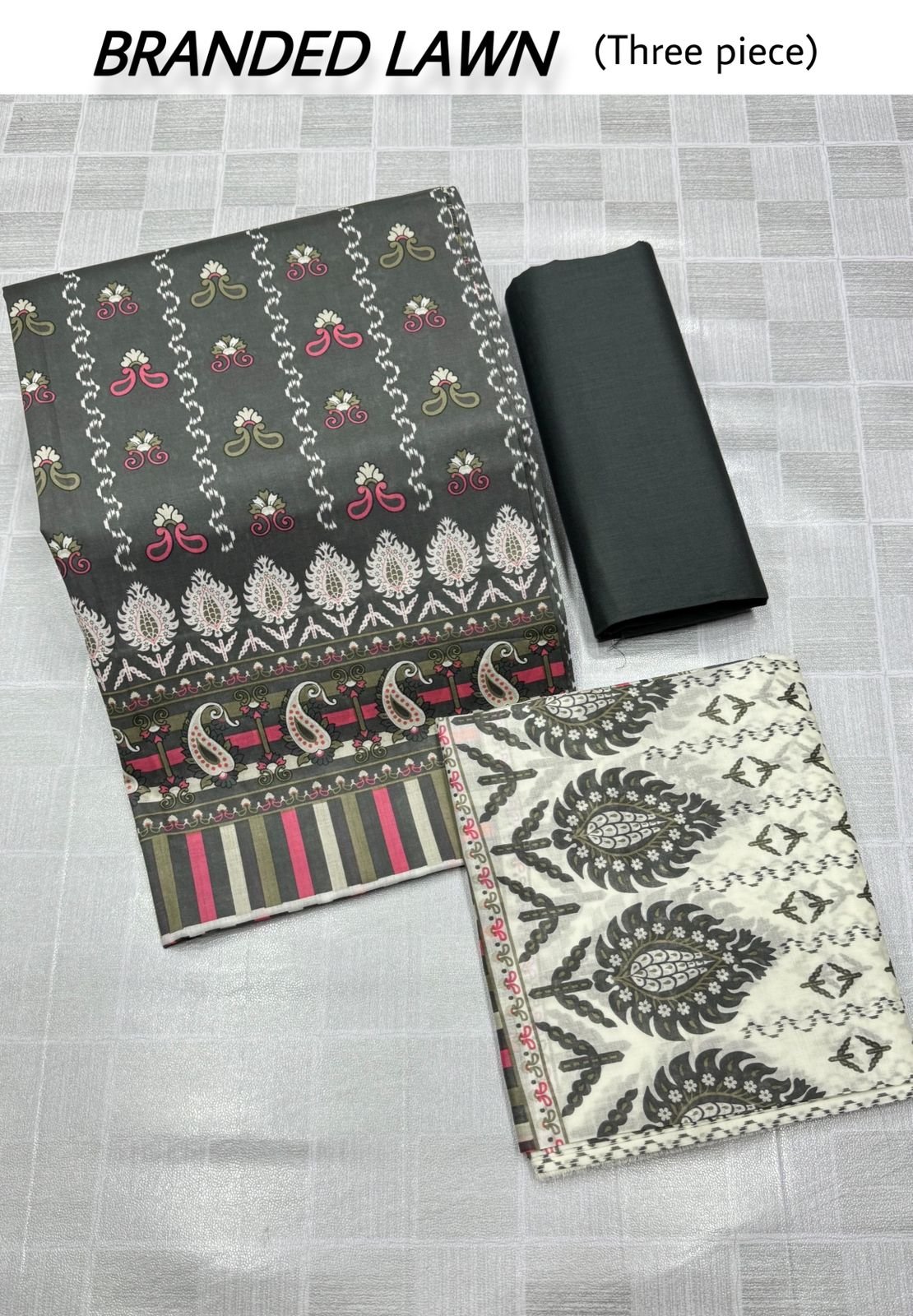 ORIGNAL BRANDED LAWN 3PIECE