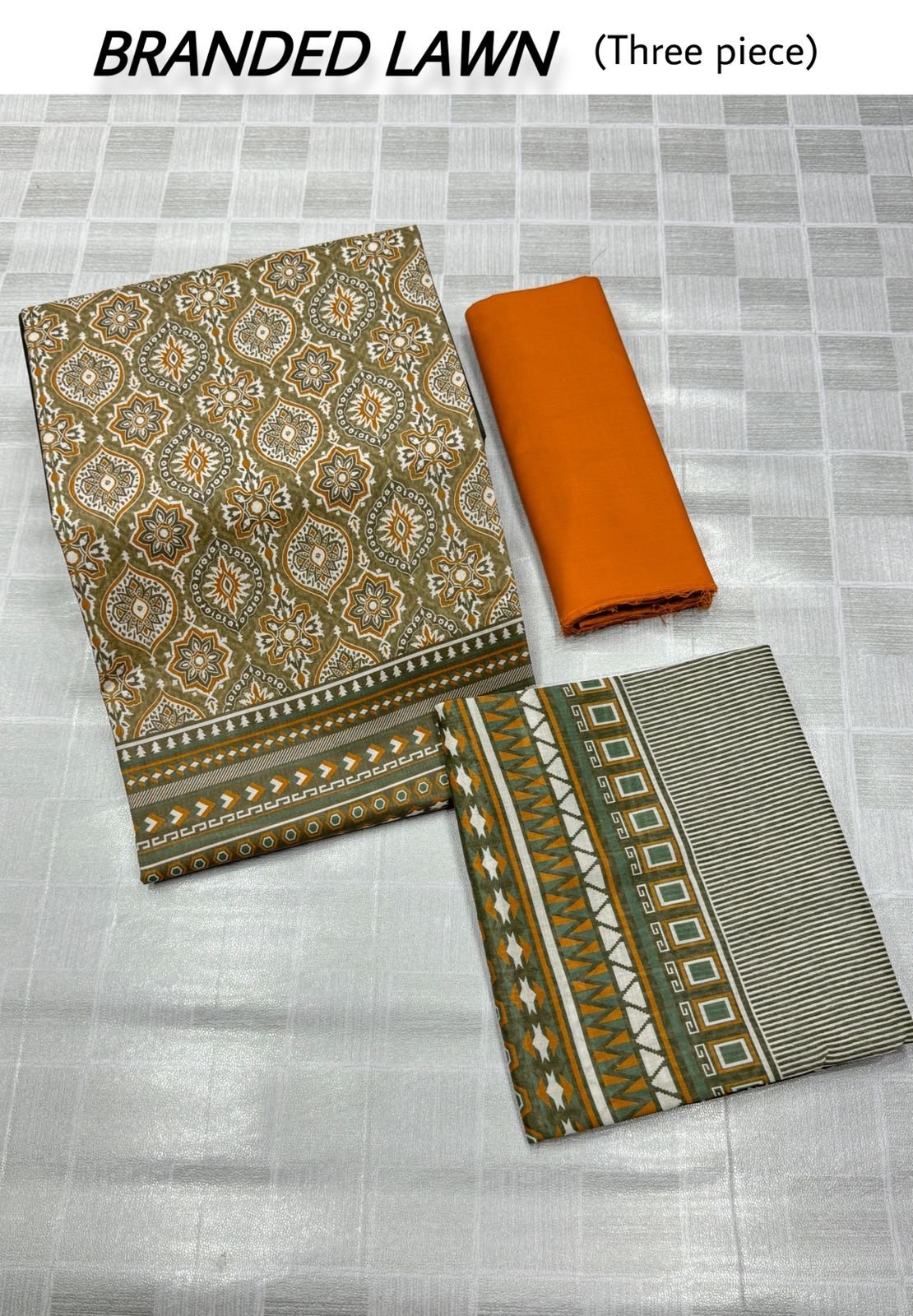 ORIGNAL BRANDED LAWN 3PIECE