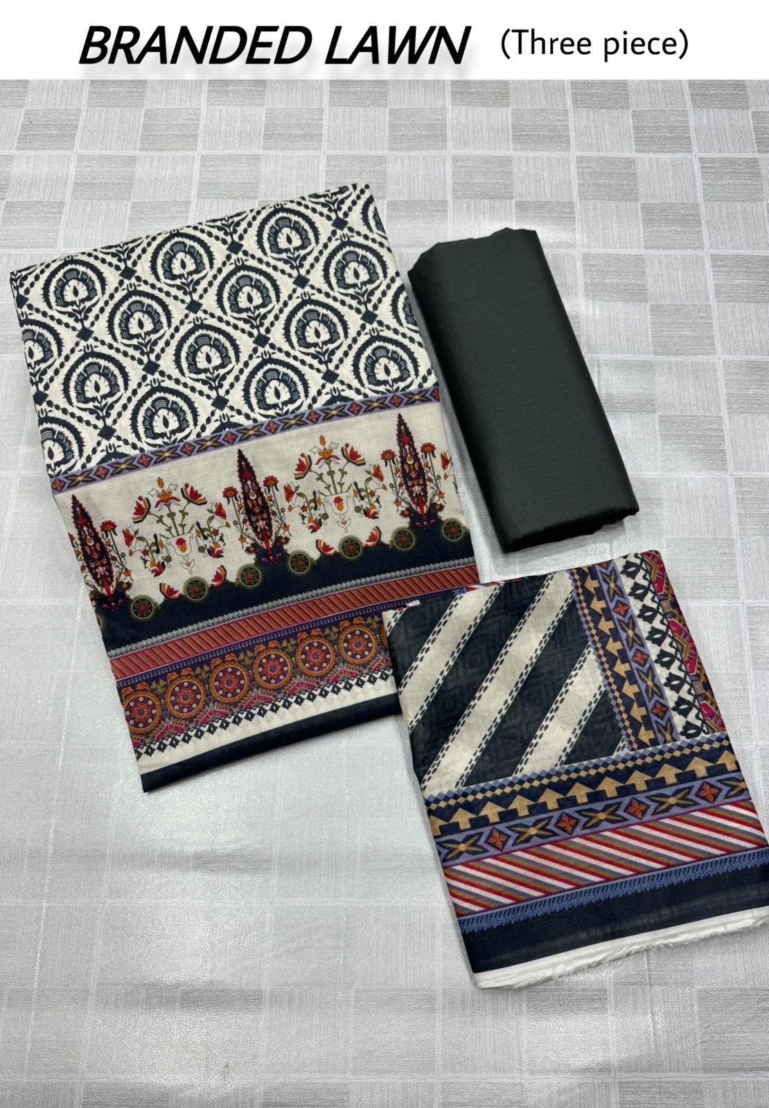 ORIGNAL BRANDED LAWN 3PIECE