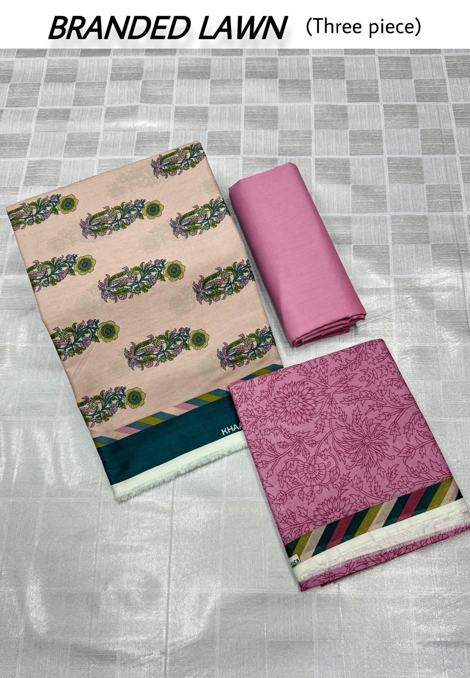 ORIGNAL BRANDED LAWN 3PIECE