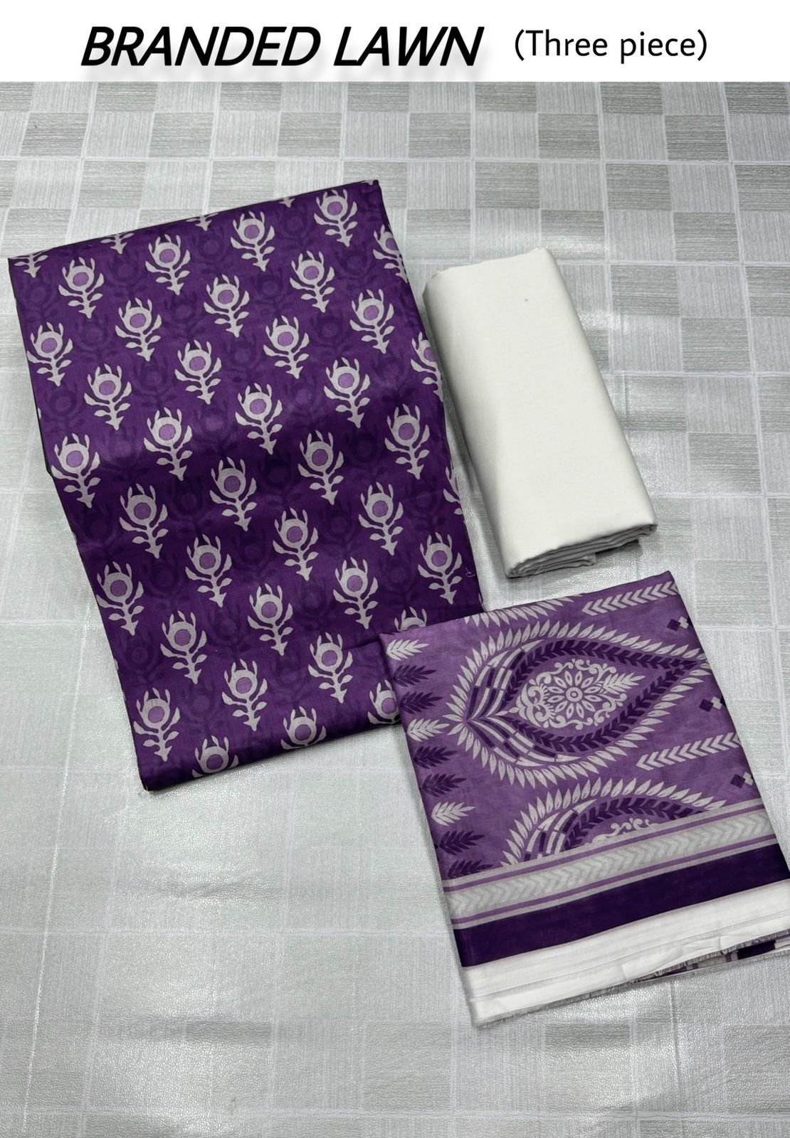 ORIGNAL BRANDED LAWN 3PIECE