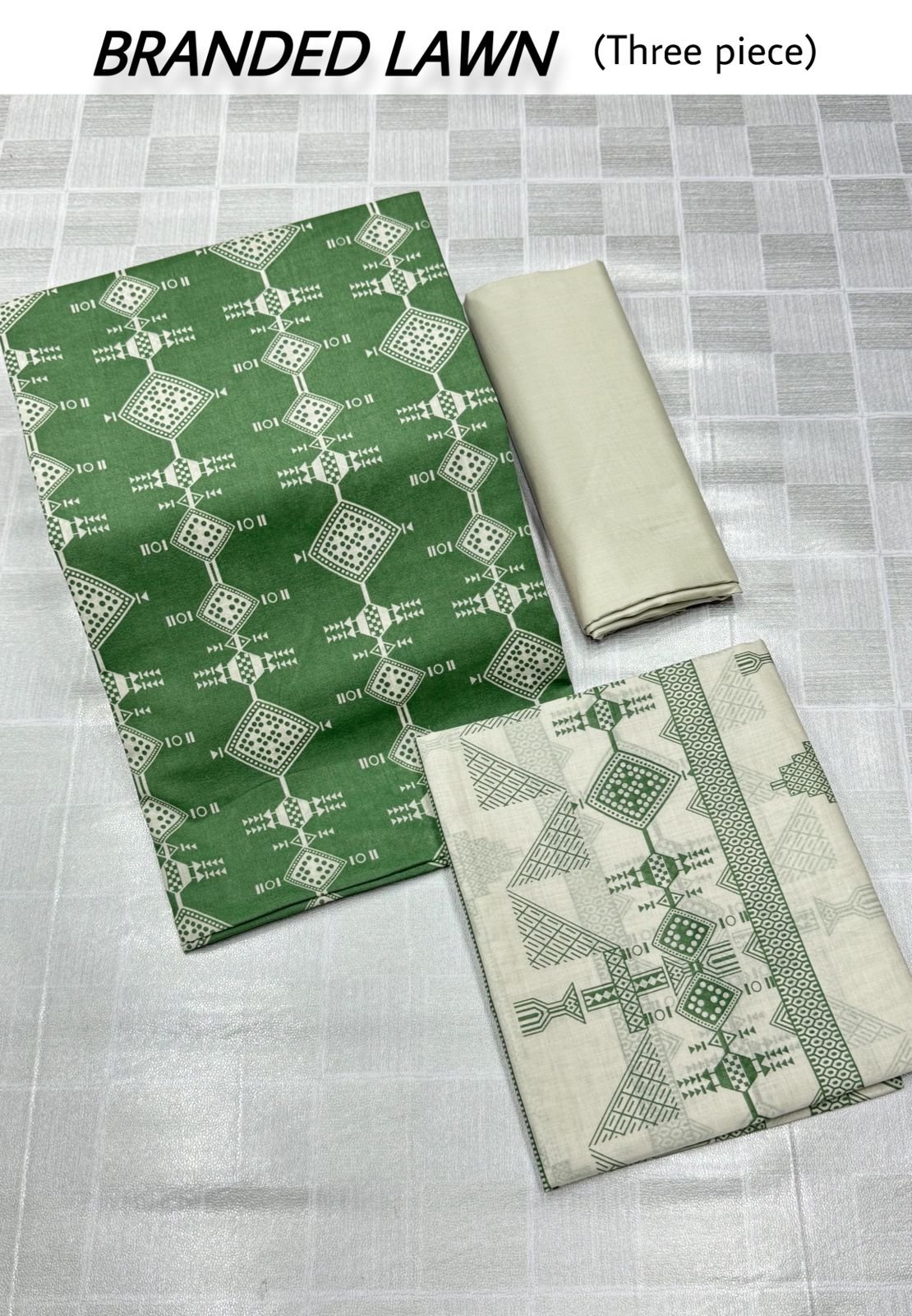 ORIGNAL BRANDED LAWN 3PIECE