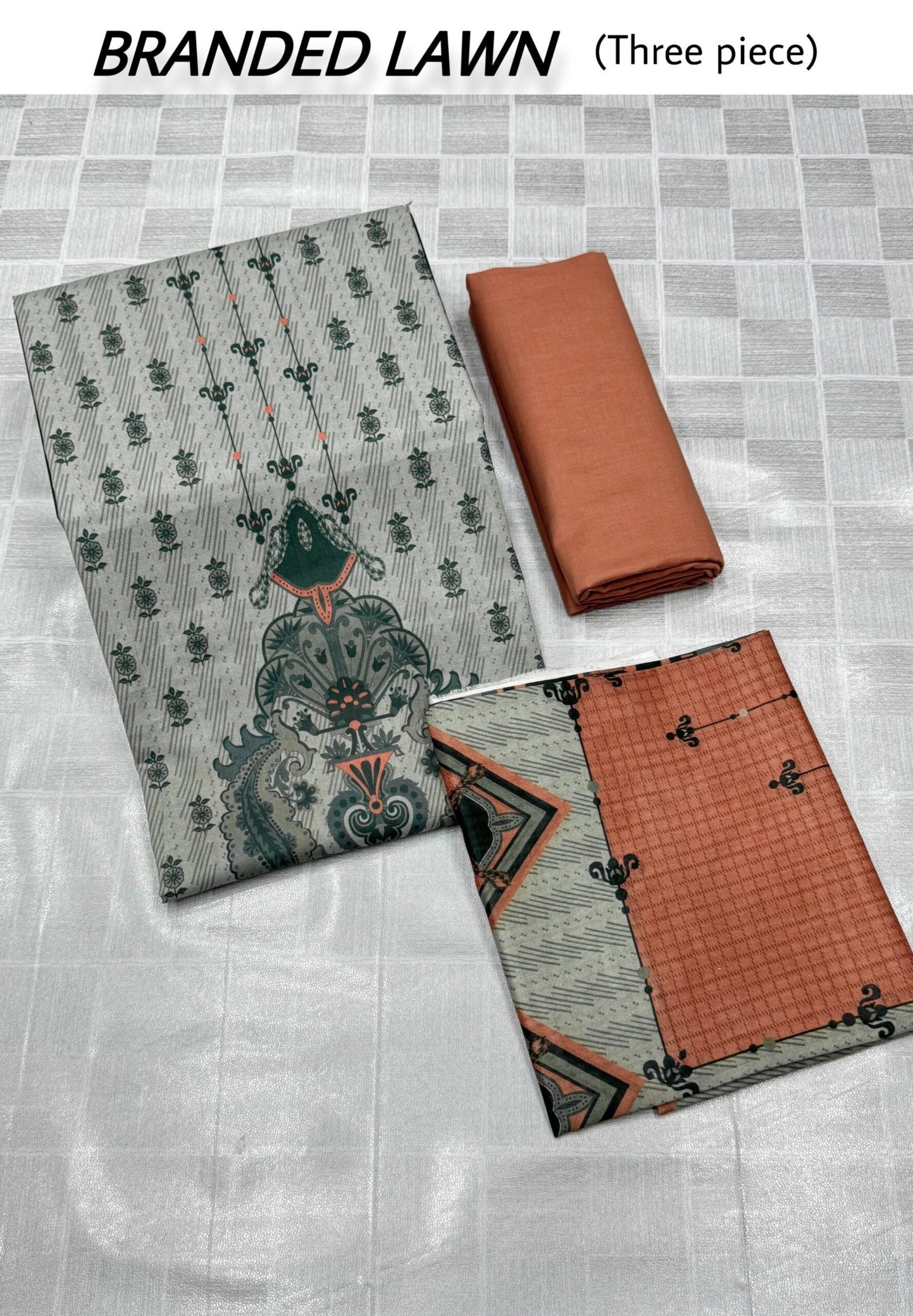 ORIGNAL BRANDED LAWN 3PIECE