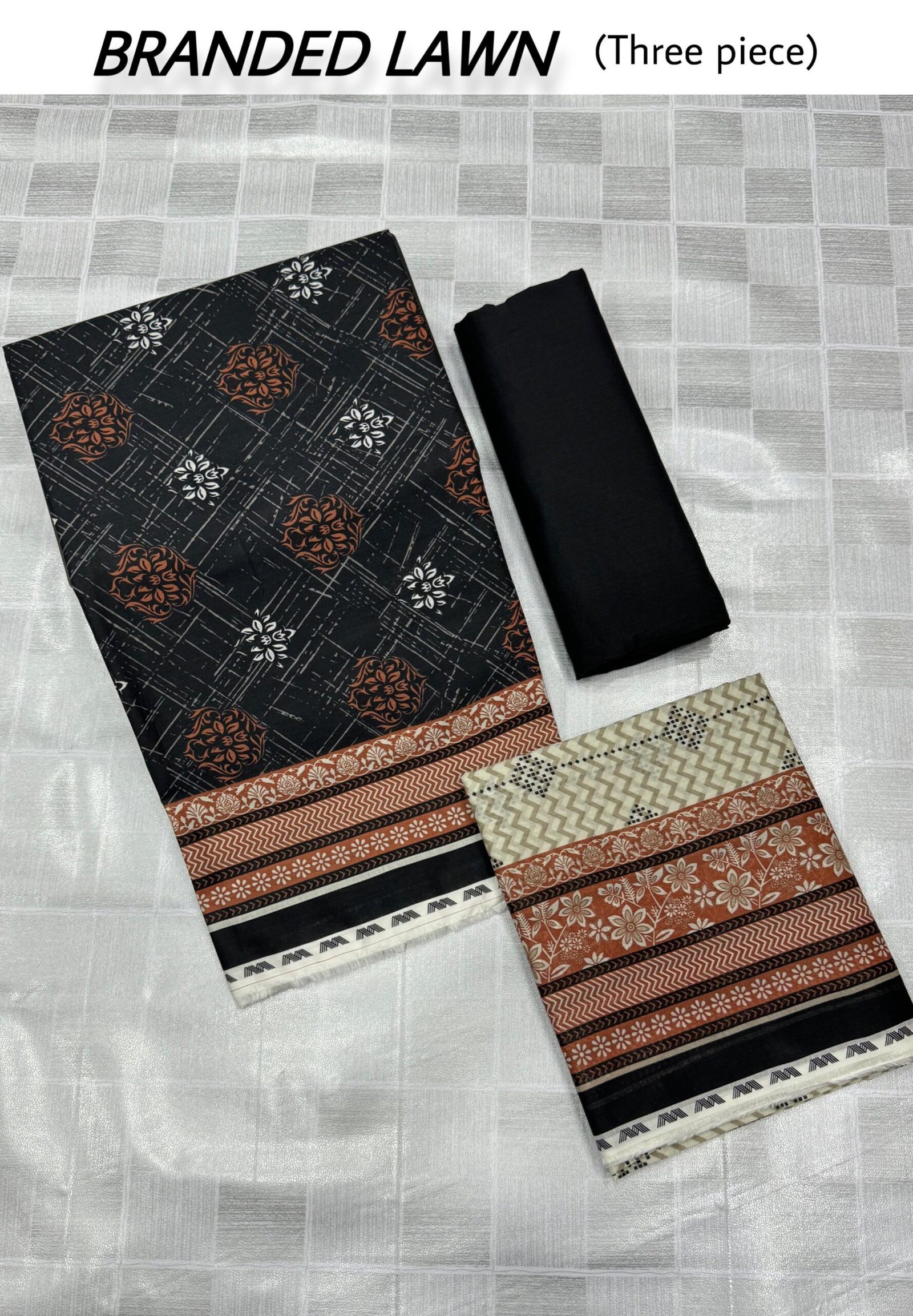 ORIGNAL BRANDED LAWN 3PIECE