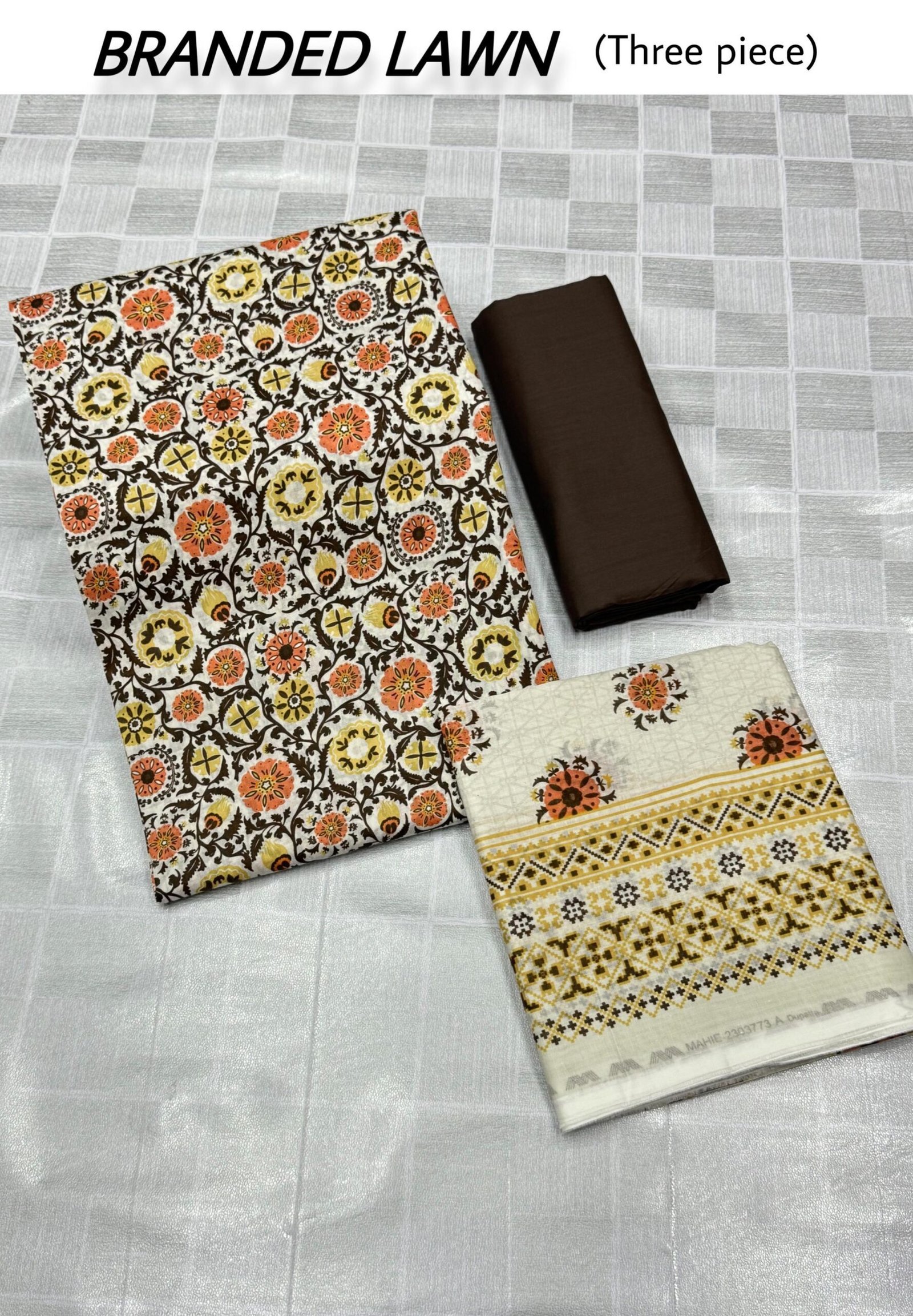 ORIGNAL BRANDED LAWN 3PIECE