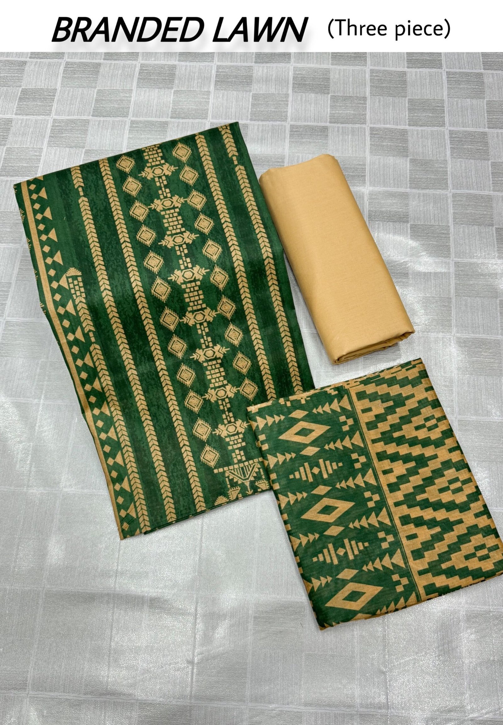 ORIGNAL BRANDED LAWN 3PIECE