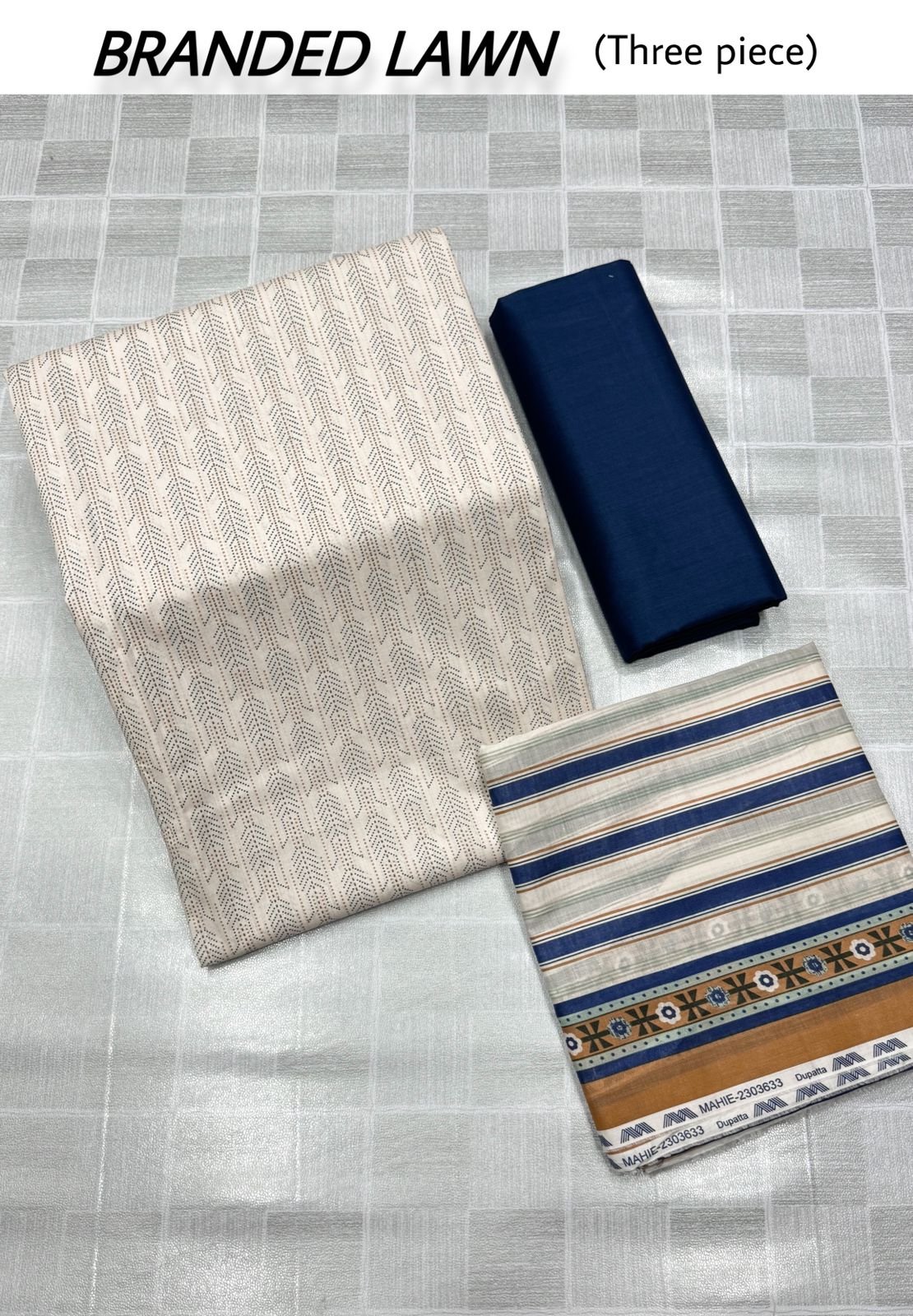 ORIGNAL BRANDED LAWN 3PIECE