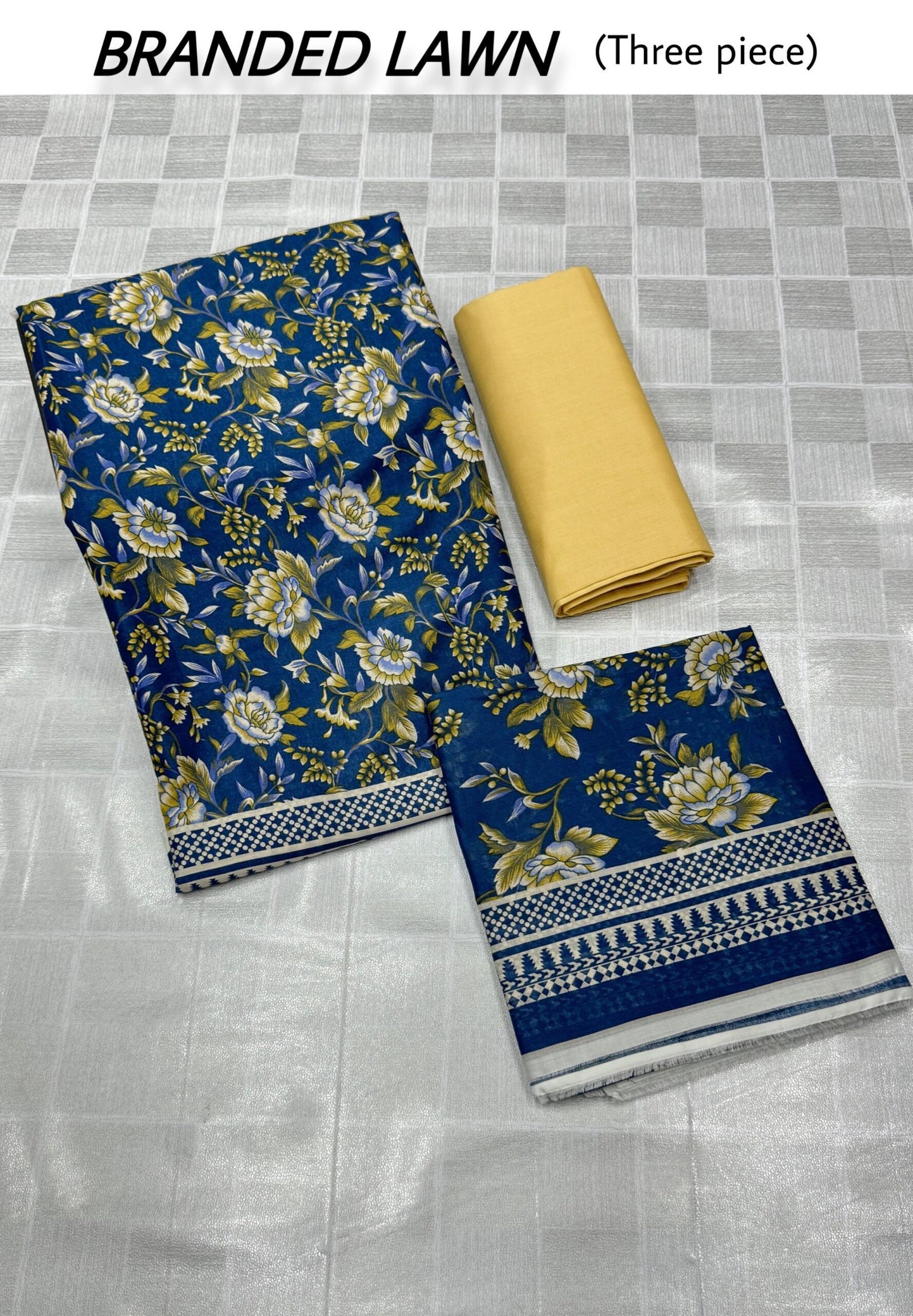 ORIGNAL BRANDED LAWN 3PIECE