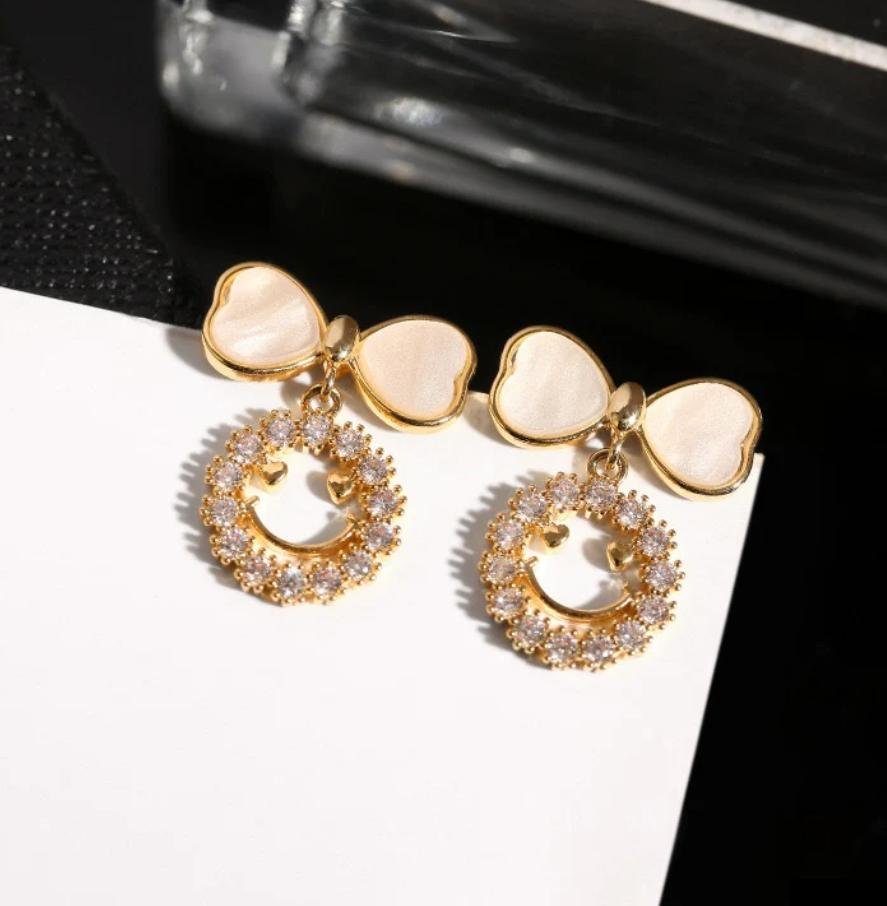 Circle Drop Earrings