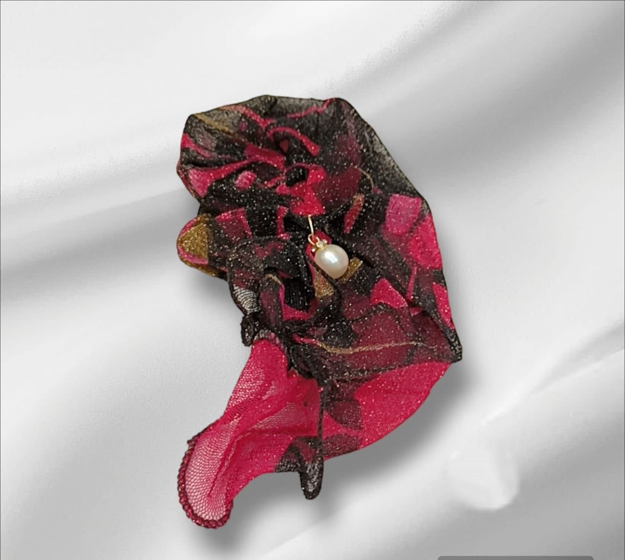 Neack Collar Print Shiny Variety Loof Scarf