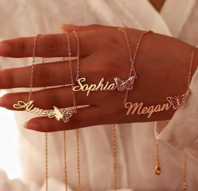 Customized Gold palted Name Earrings/Tops* Kara Ring 💍 locket