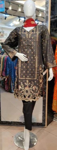 Bin Saeed Jacquard 3 PCs Suit