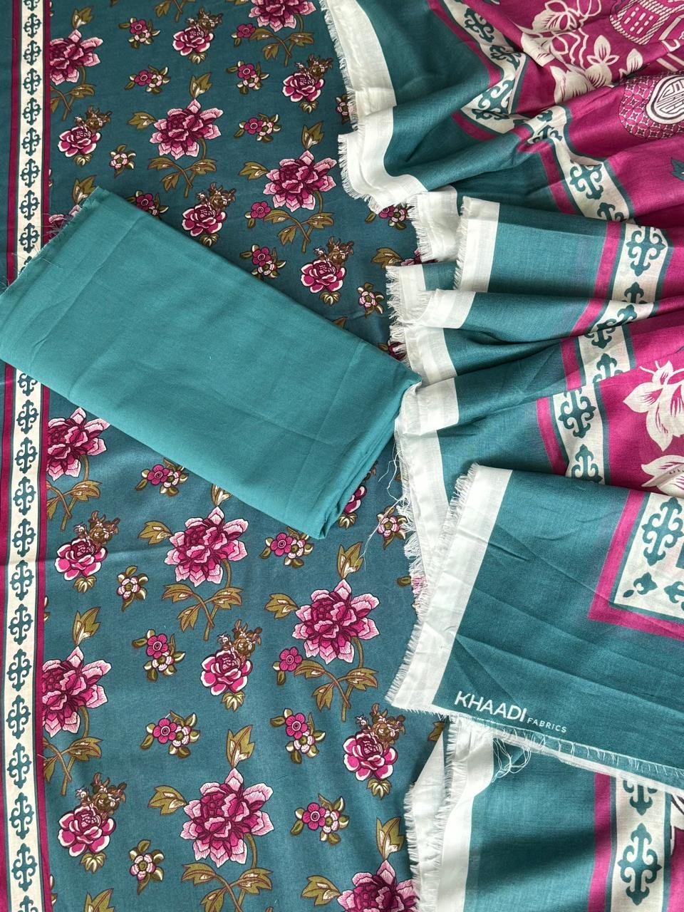 3 Piece Un-Stitched Collection By KHAADI