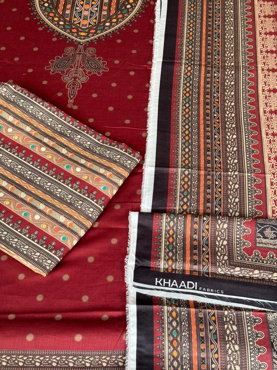 3 Piece Un-Stitched Collection By KHAADI