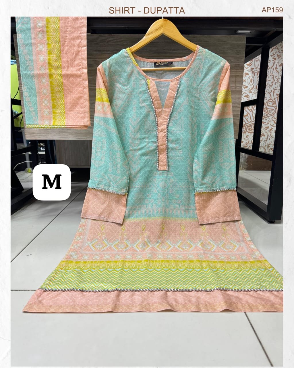 LAWN 2 PIECE STICHED