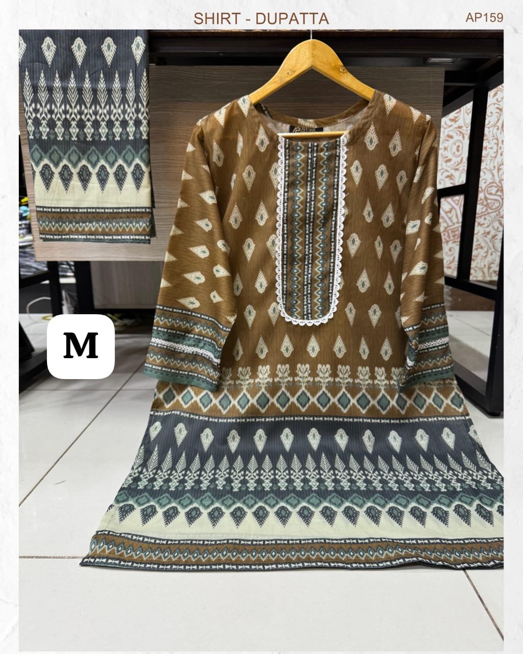 LAWN 2 PIECE STICHED