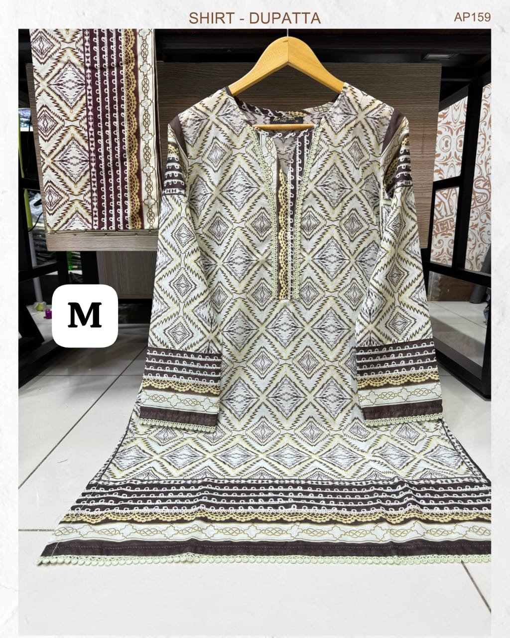 LAWN 2 PIECE STICHED