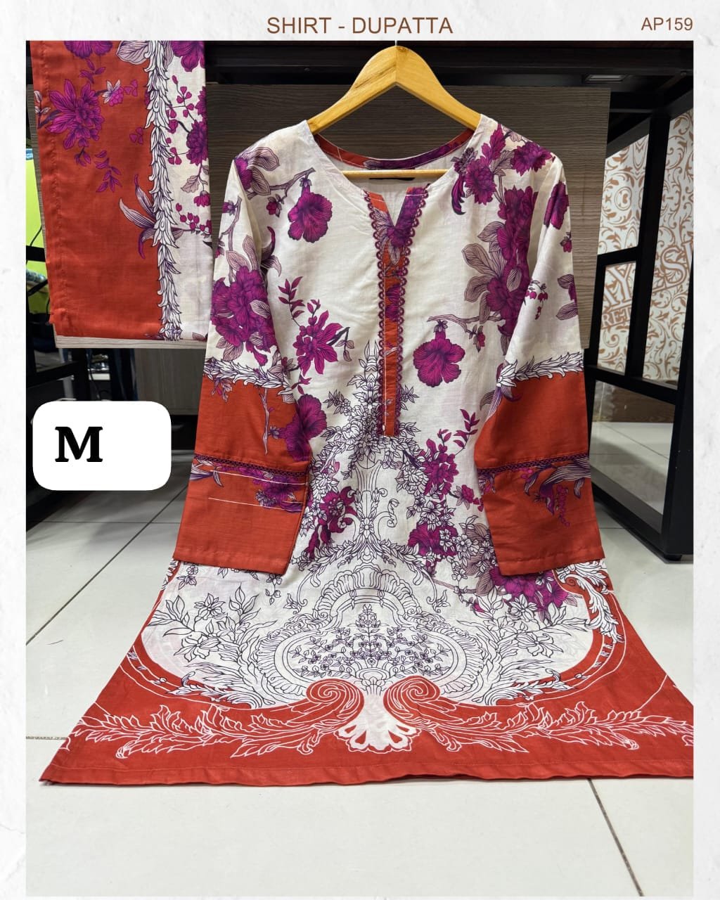 LAWN 2 PIECE STICHED