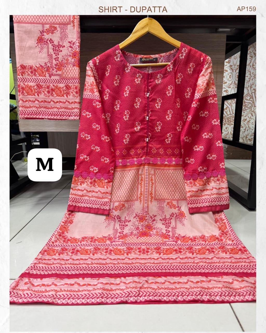 LAWN 2 PIECE STICHED