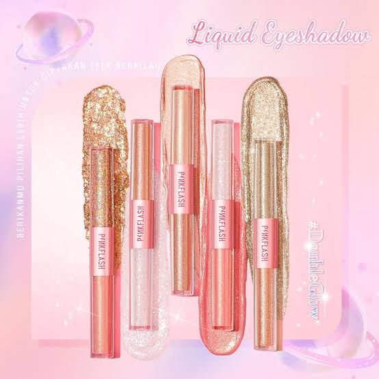 Pink Flash 2 in 1 Liquid Eyeshadows
