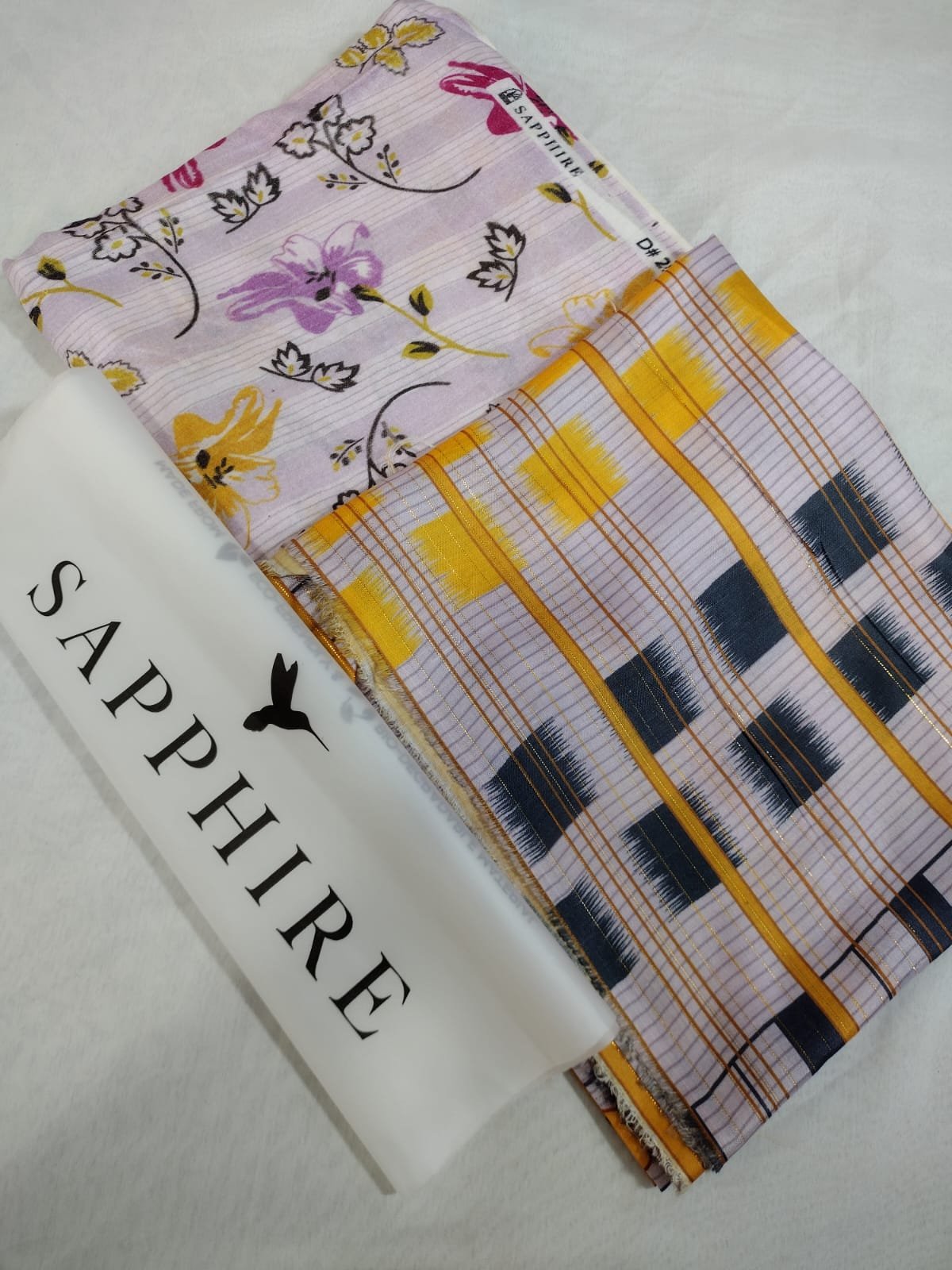 3 Pcs LAWN WITH DIAMOND DUPATTA