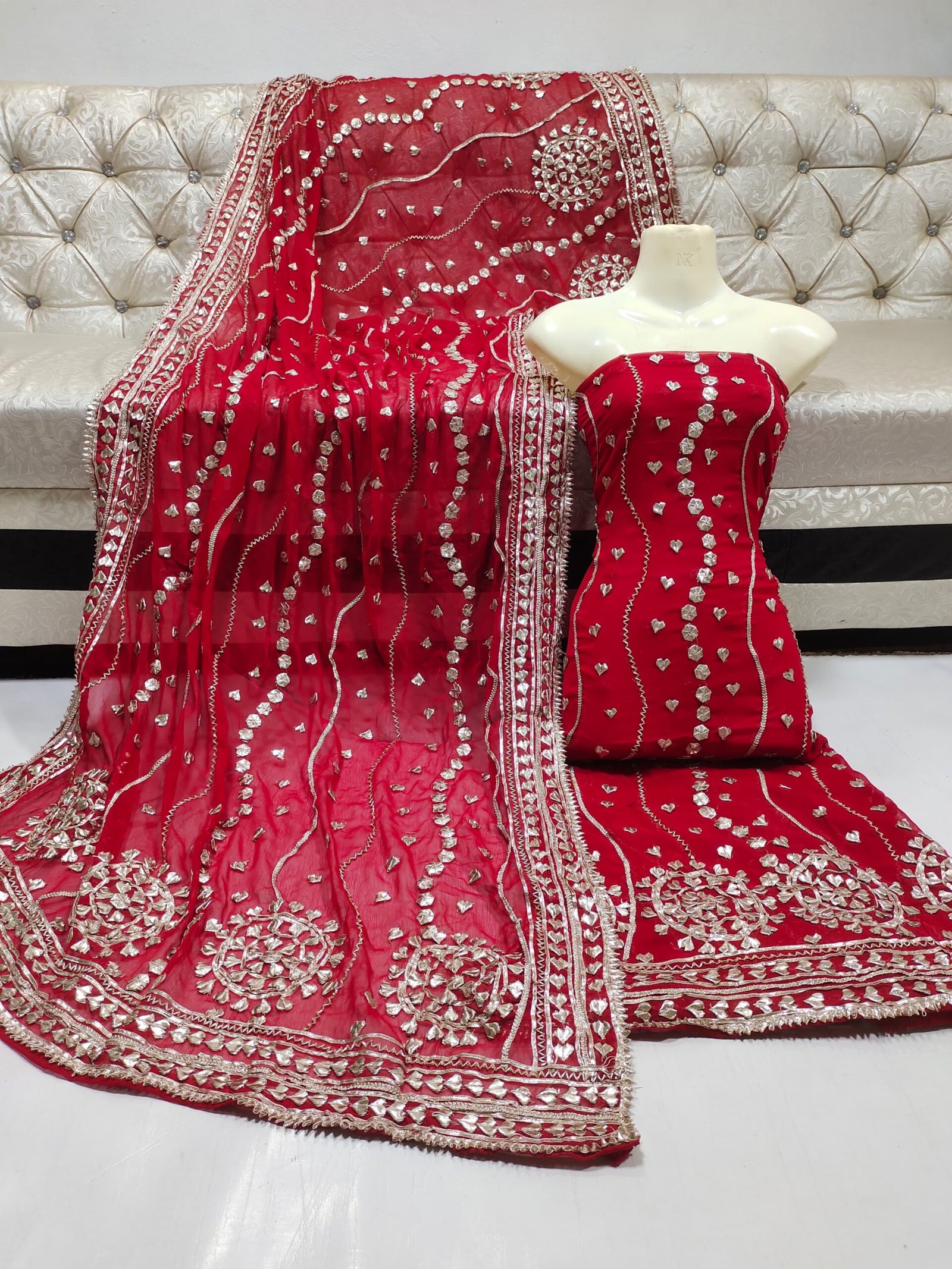 Pure soft shifoon shirt dupatta