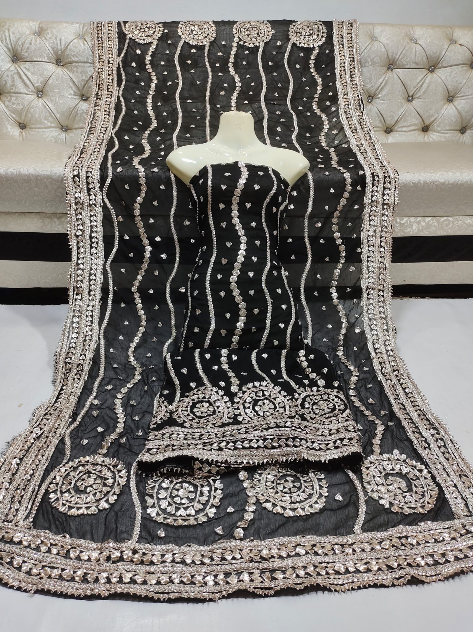 Pure soft shifoon shirt dupatta