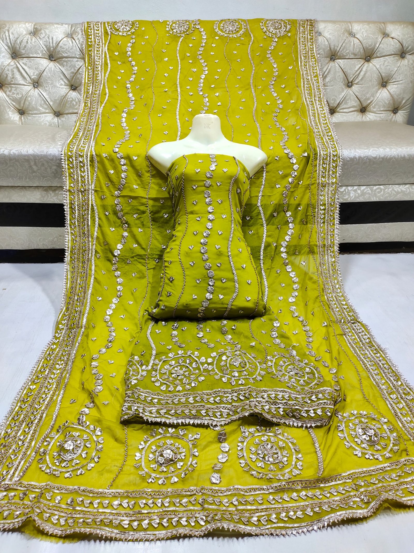 Pure soft shifoon shirt dupatta