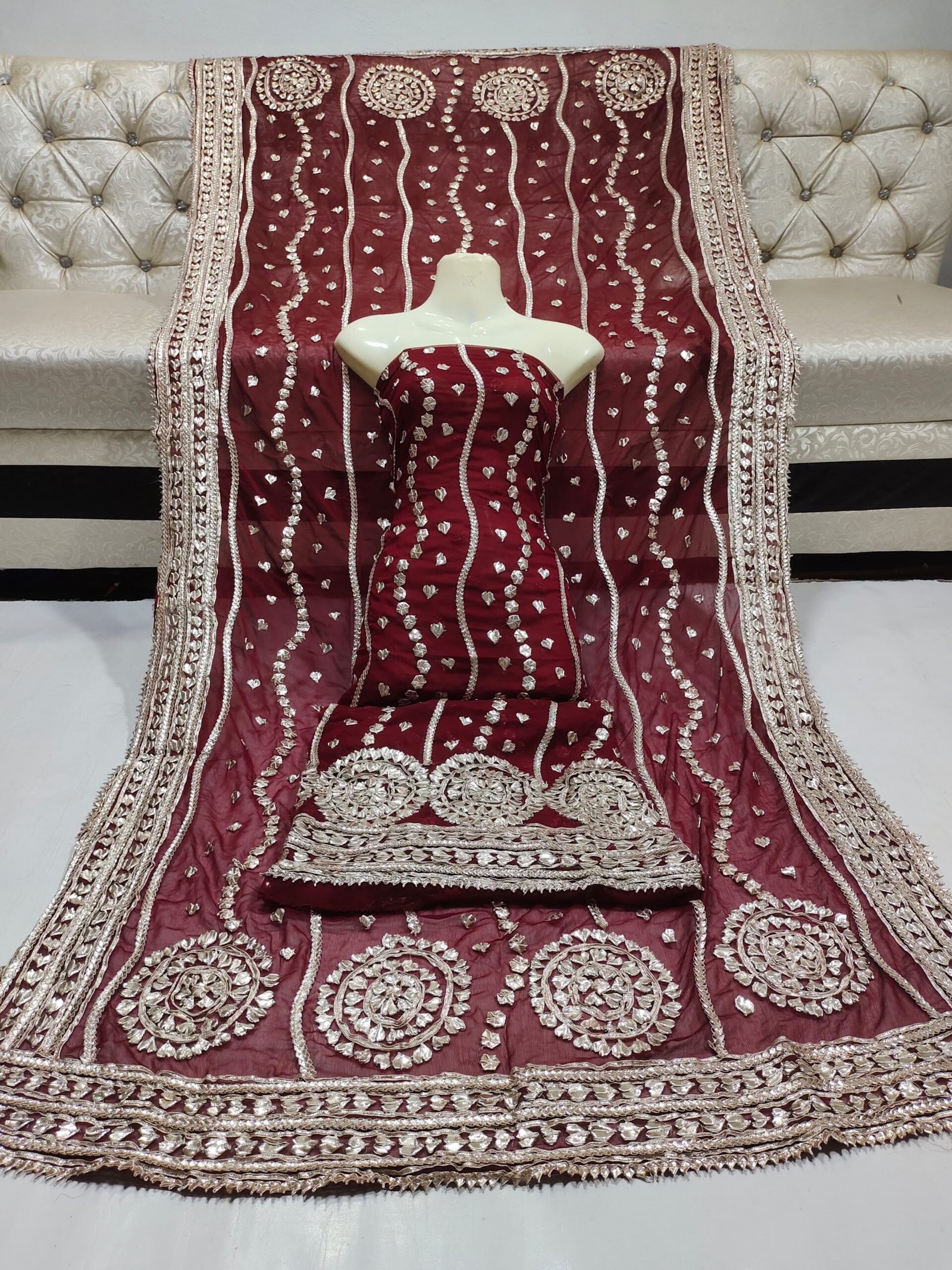 Pure soft shifoon shirt dupatta