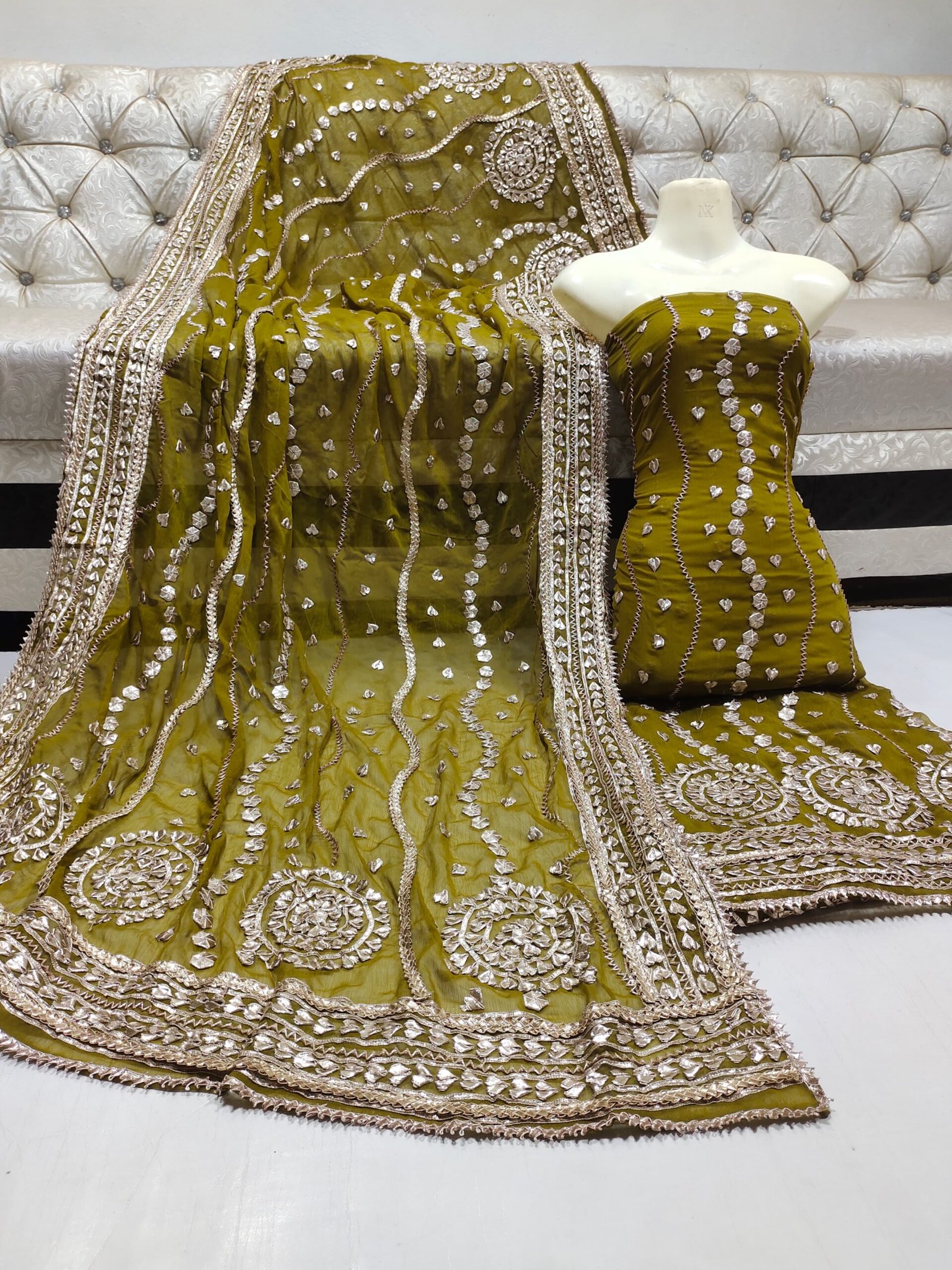 Pure soft shifoon shirt dupatta