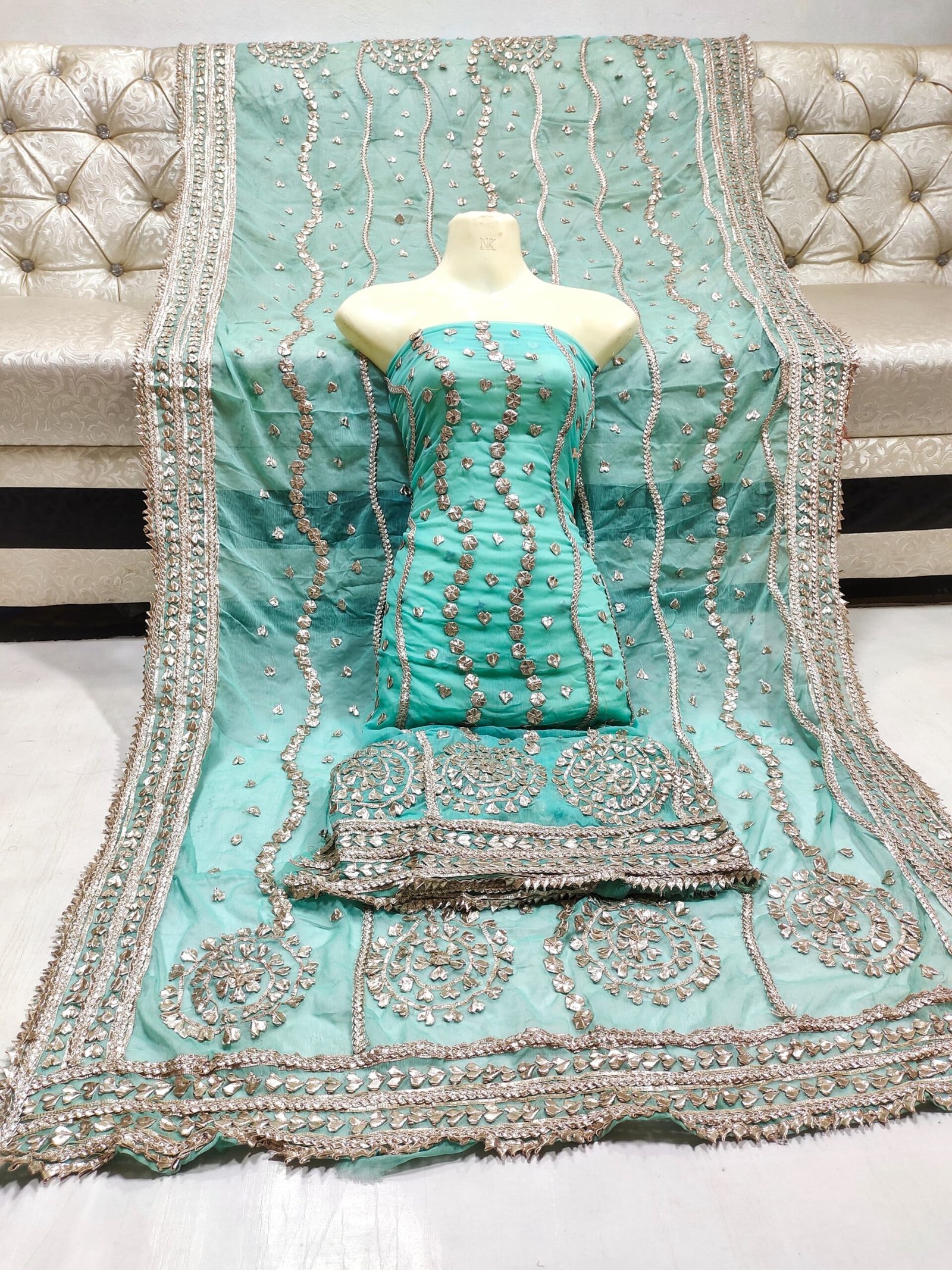 Pure soft shifoon shirt dupatta