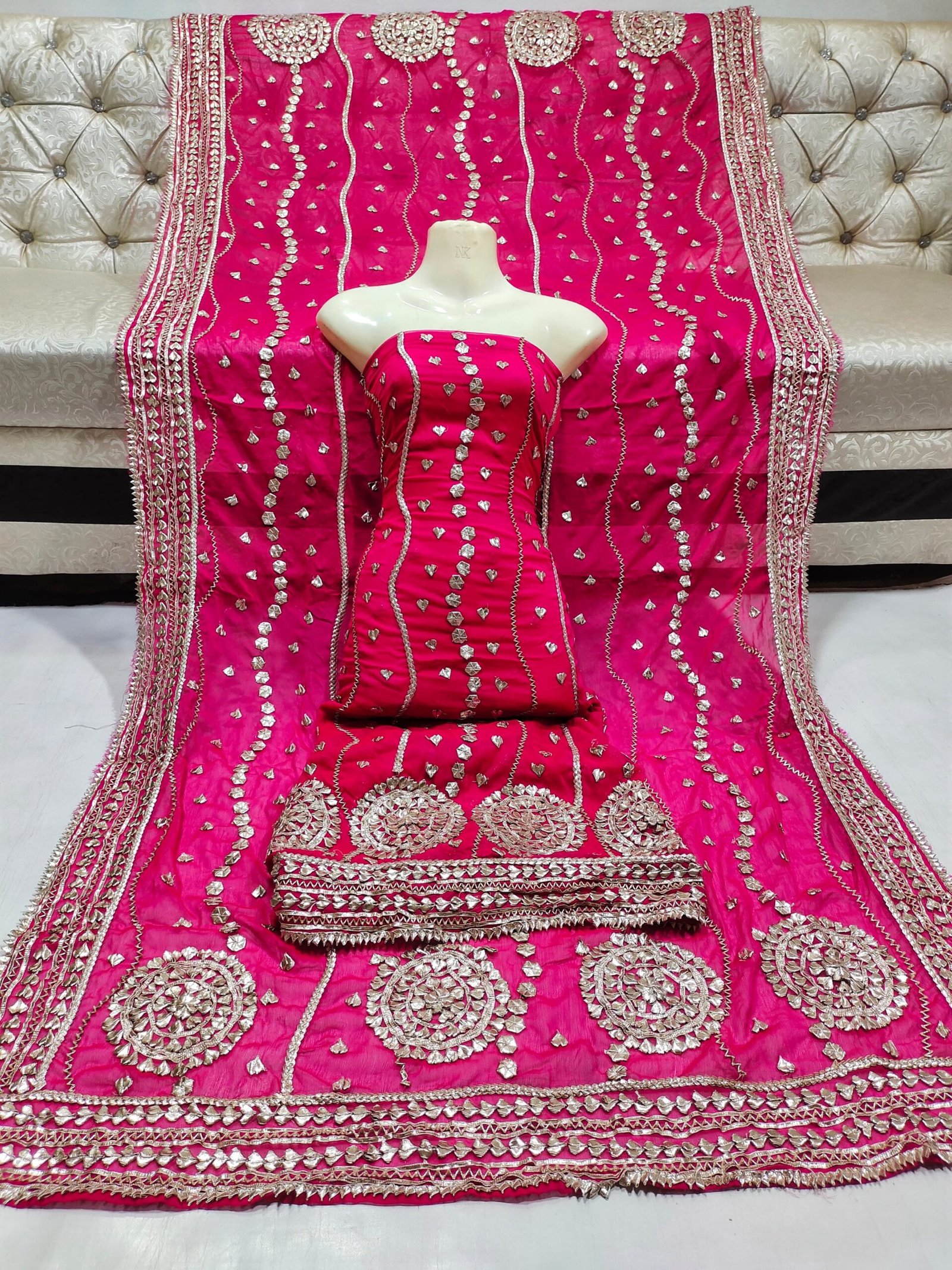 Pure soft shifoon shirt dupatta