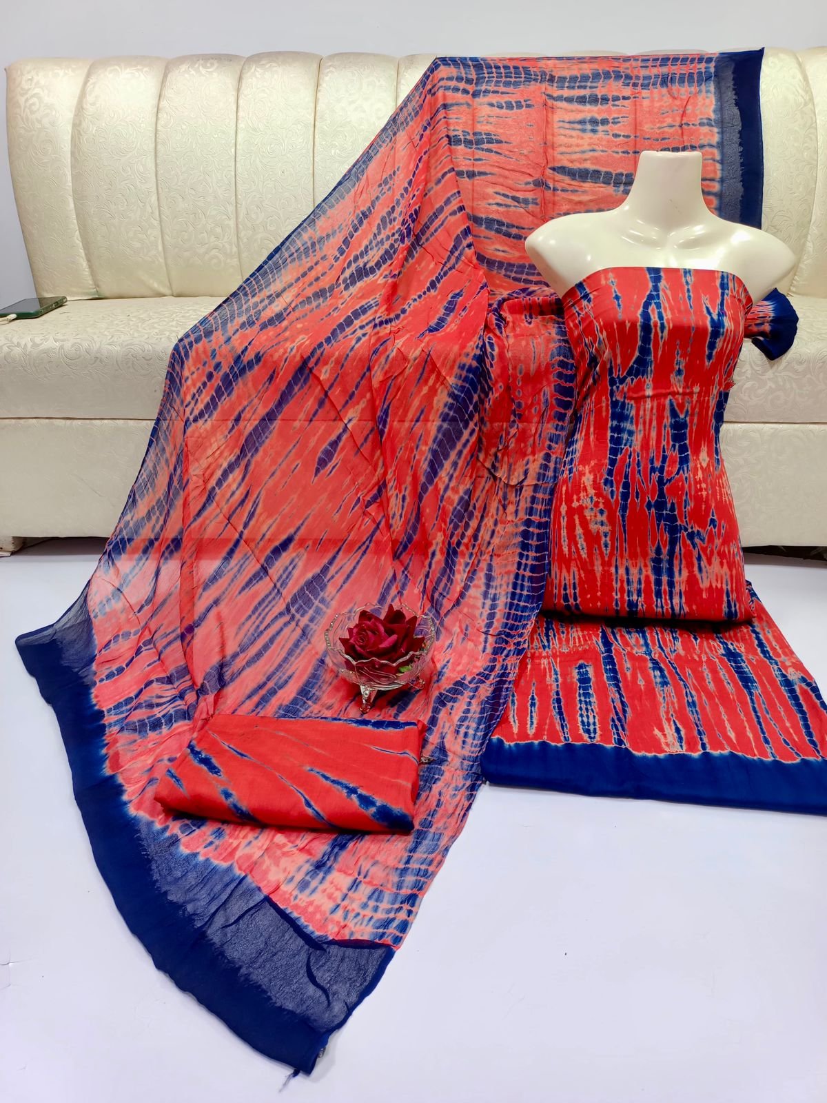 Lawn Tye n dye collection 3 Pcs