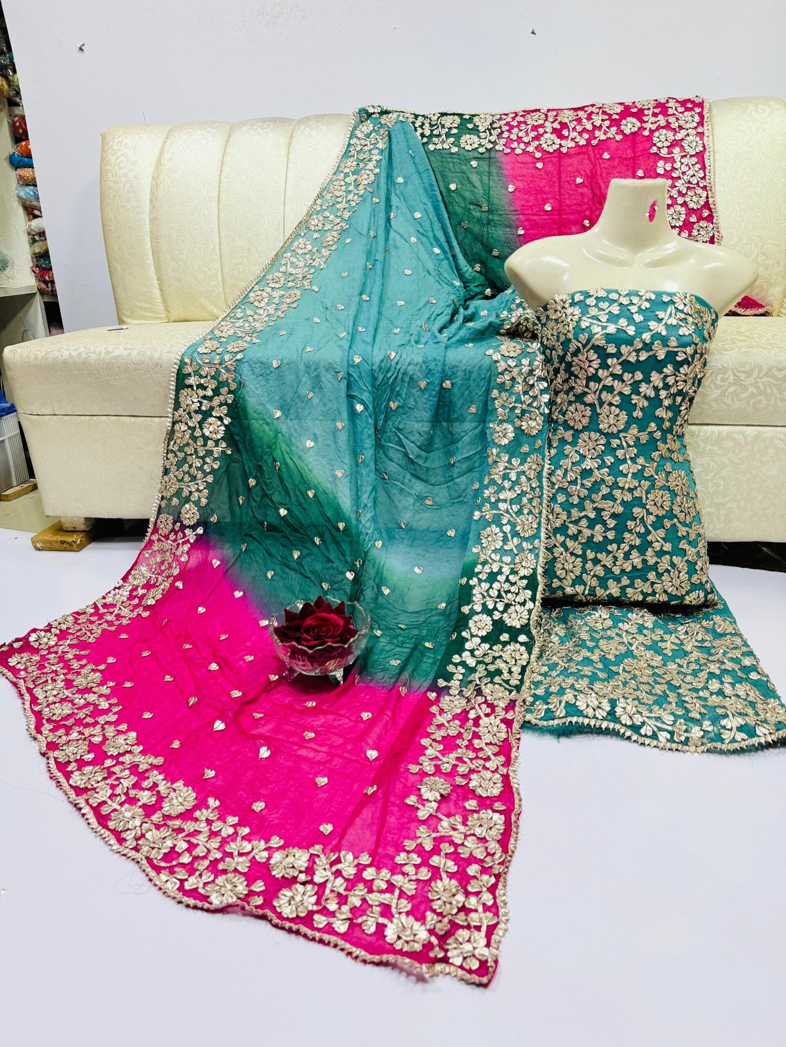 2 PCS Pure Soft Bamber Chiffon