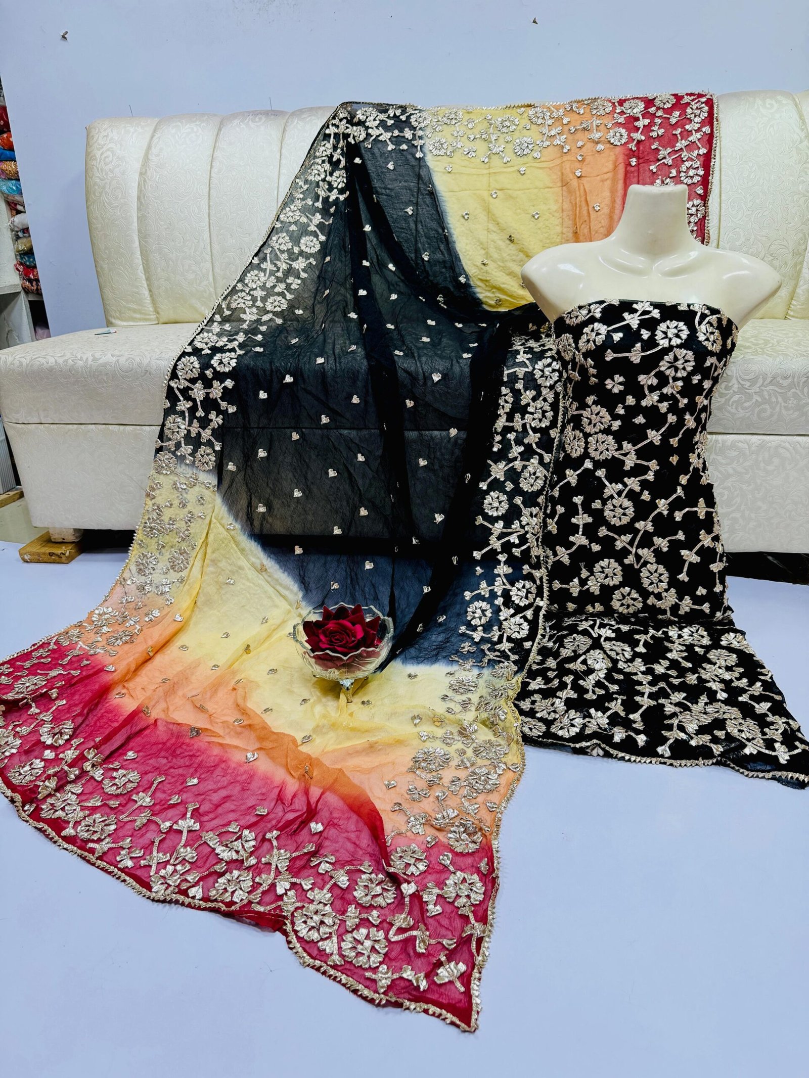 2 PCS Pure Soft Bamber Chiffon