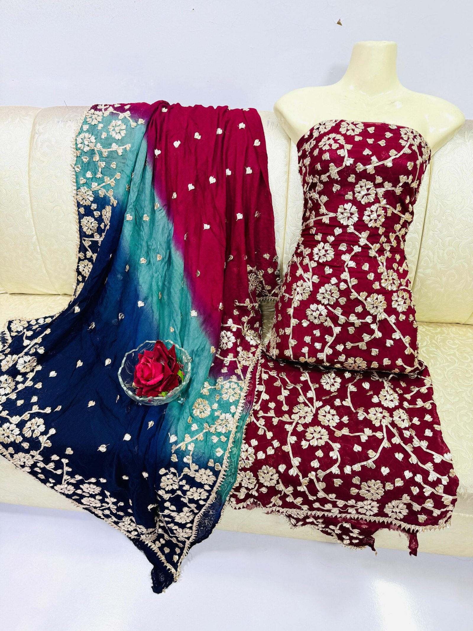 2 PCS Pure Soft Bamber Chiffon