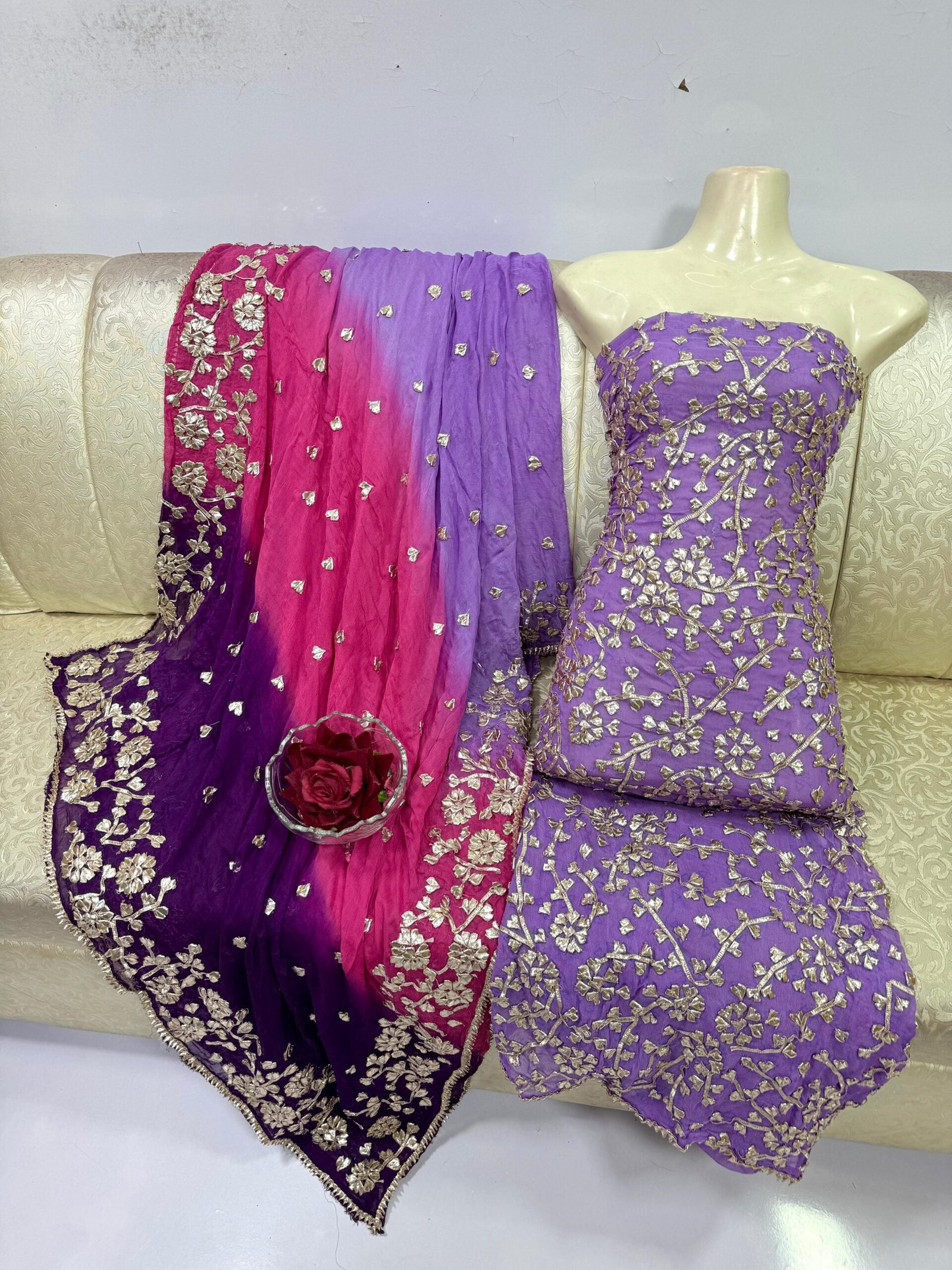 2 PCS Pure Soft Bamber Chiffon