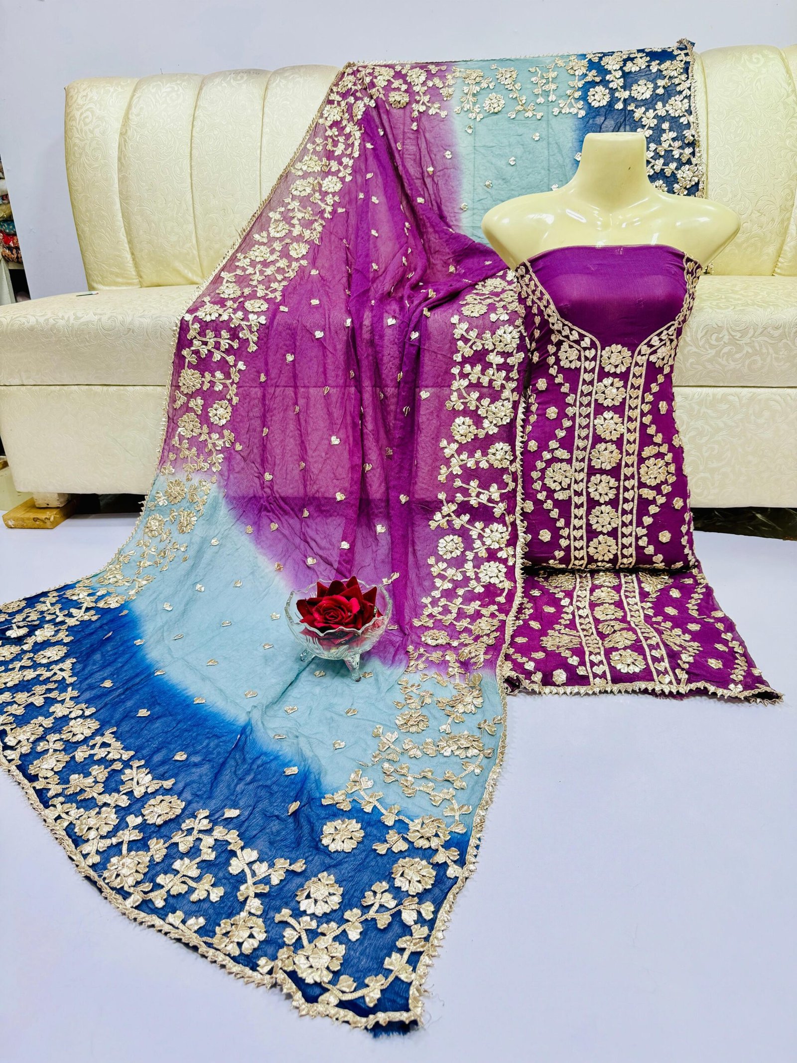 2 PCS Pure Soft Bamber Chiffon