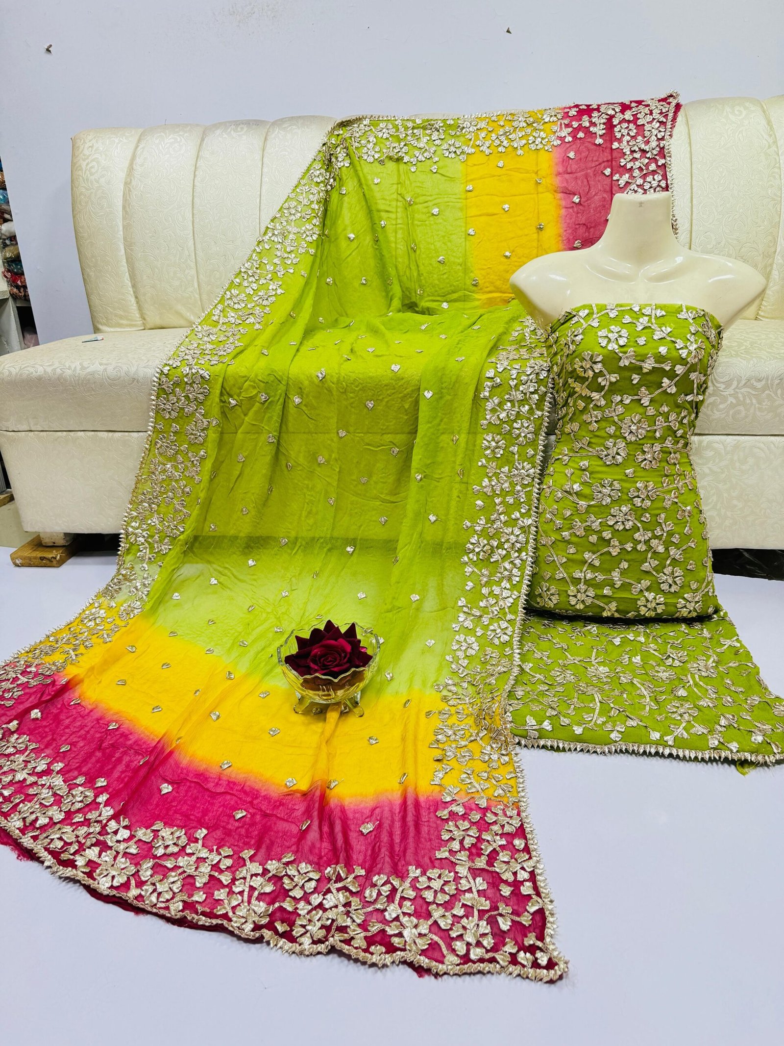 2 PCS Pure Soft Bamber Chiffon