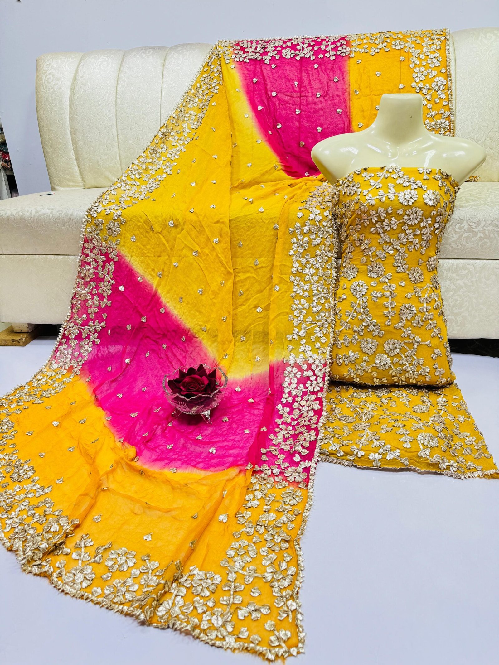 2 PCS Pure Soft Bamber Chiffon